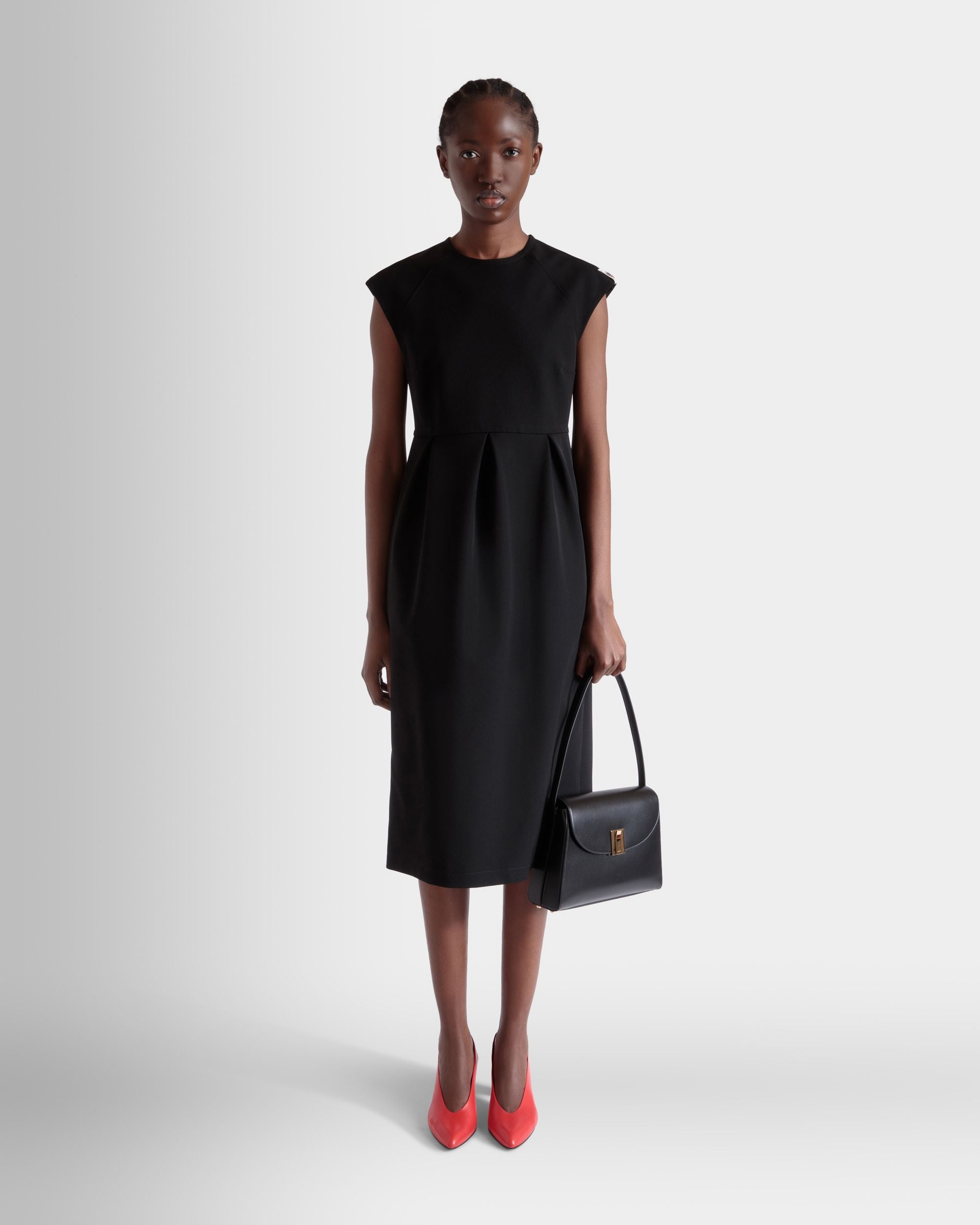 Bally Global - Bolso De Hombro Ollam De Piel Negra - Negro