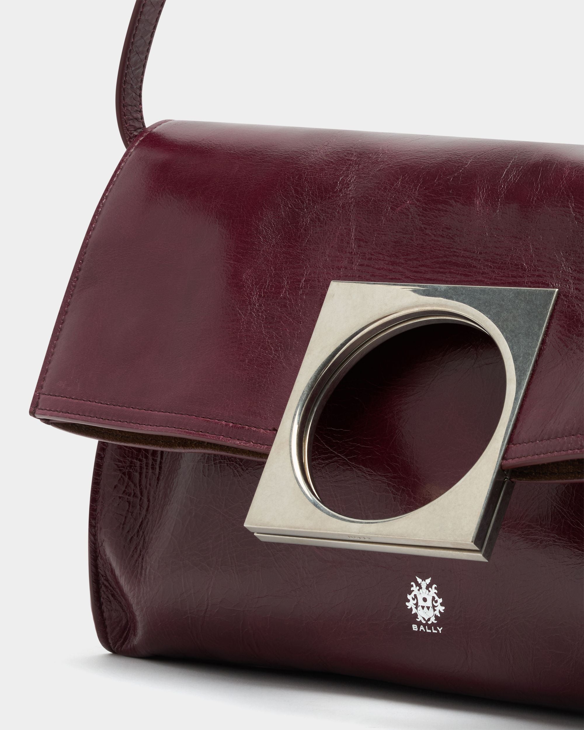 Bally Global - Anni Foldable Tote in Andorra Leather - Burgundy