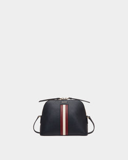 Minibolso De Piel Repujada Azul