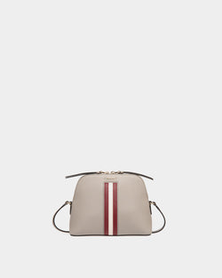 Mini Bag in Beige Embossed Leather