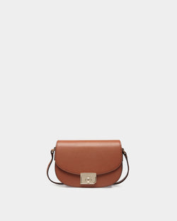 Mini Bag in Brown Embossed Leather