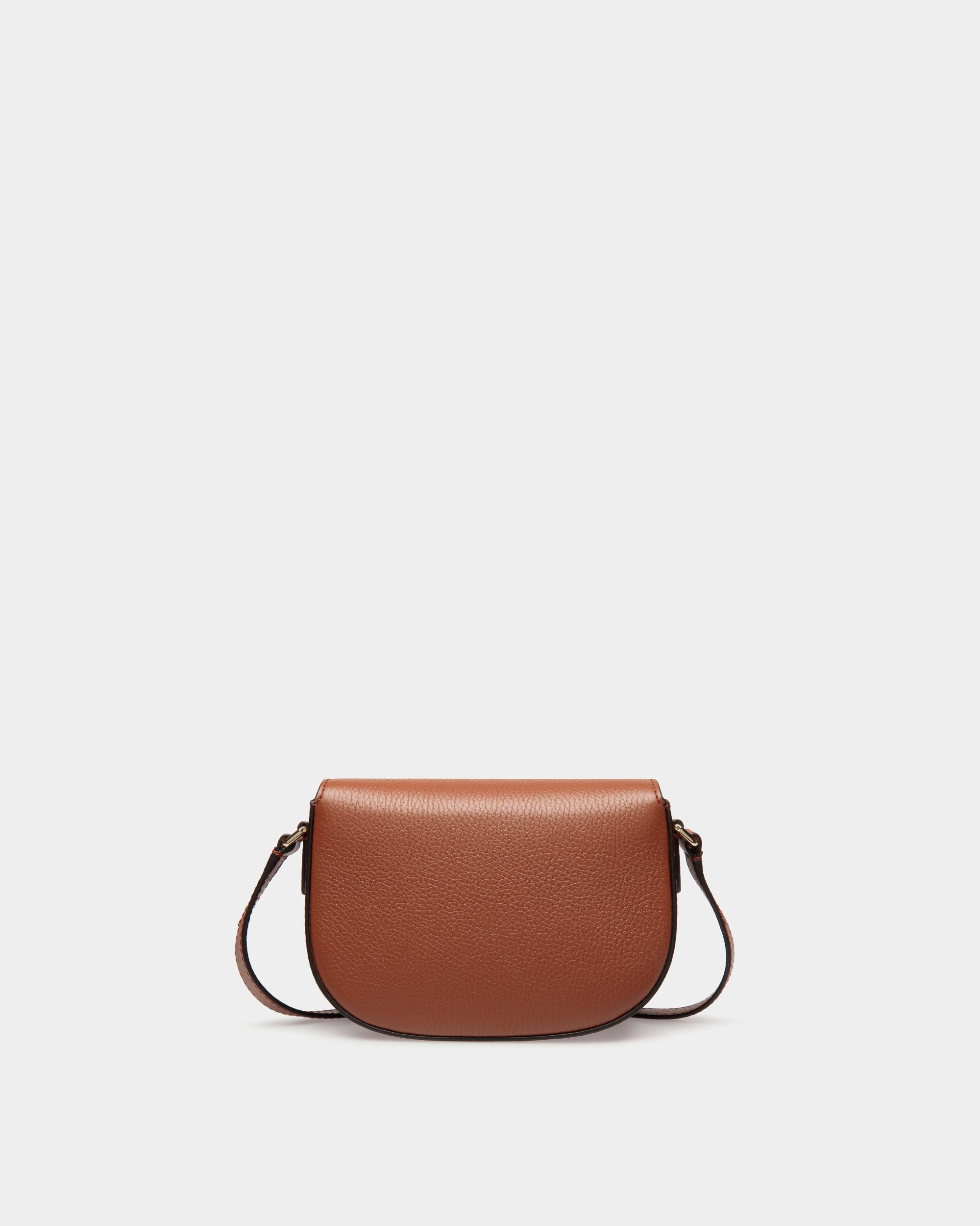 Bally Global - Mini Bag Aus Geprägtem Leder In Braun - Braun