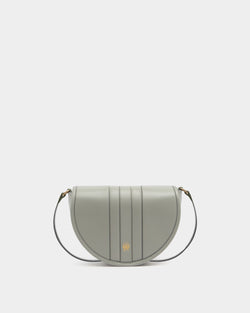 Sac À Bandoulière Signature En Cuir Glacier Grey