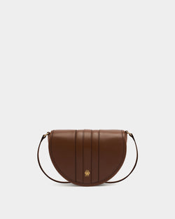 Sac À Bandoulière Beckett En Cuir Marron
