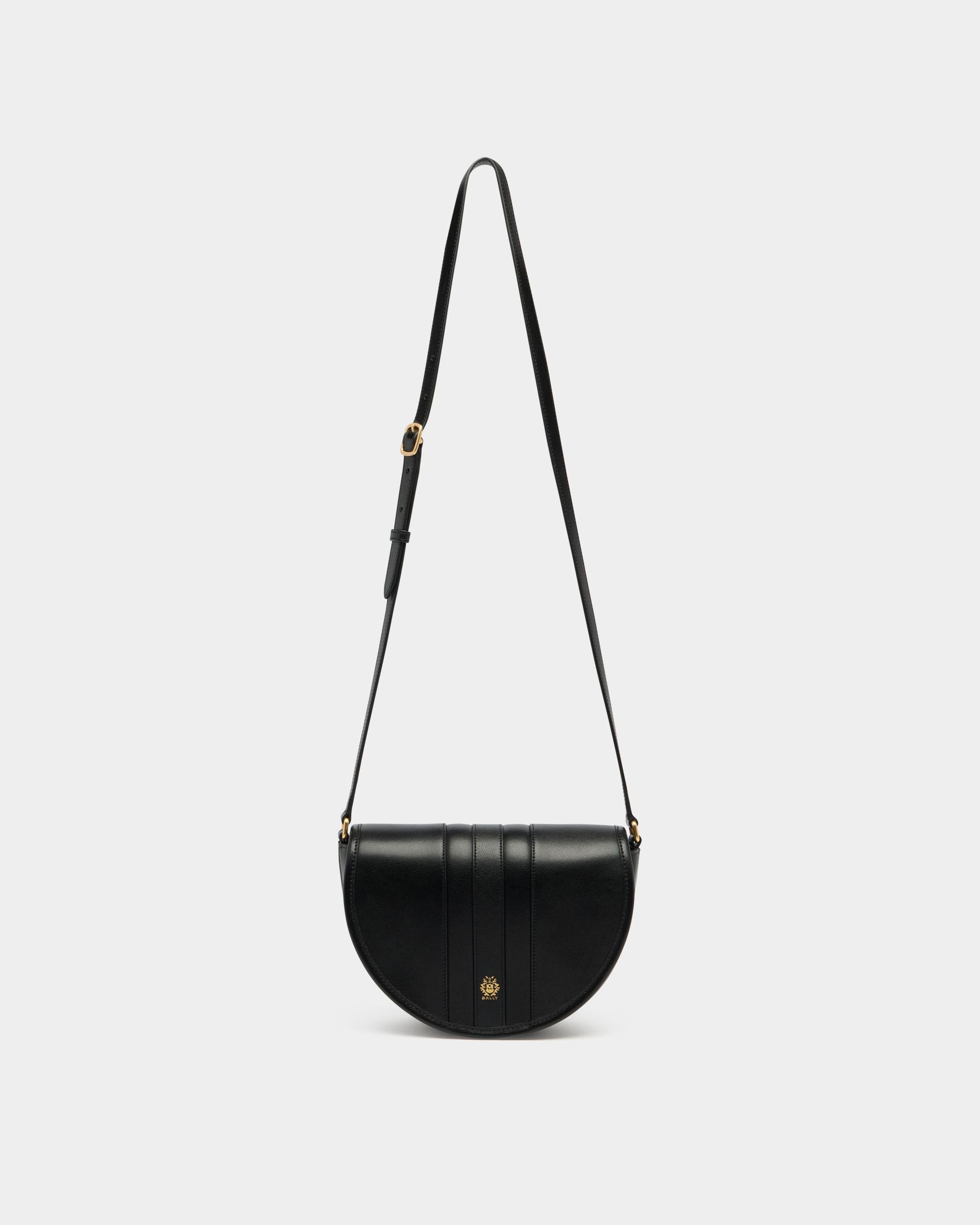 Bally Global - Signature Crossbody Bag in Black Leather - Black