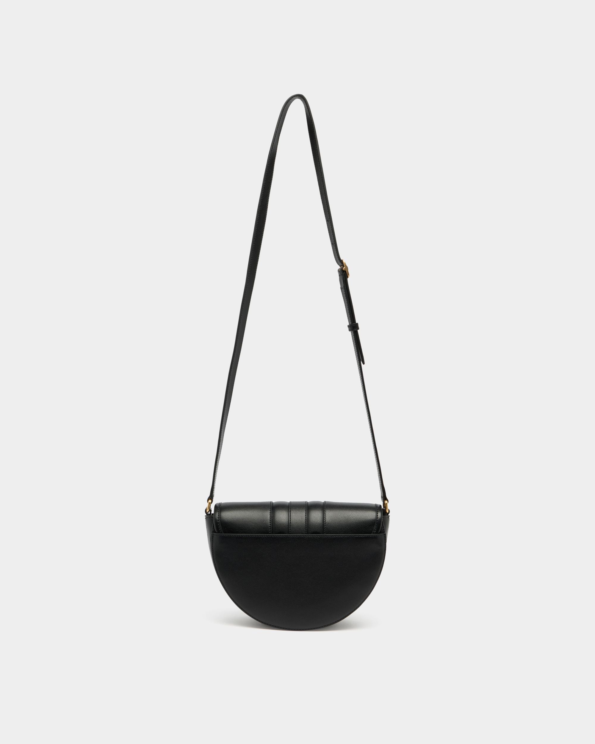 Bally Global - Signature Crossbody Bag in Black Leather - Black