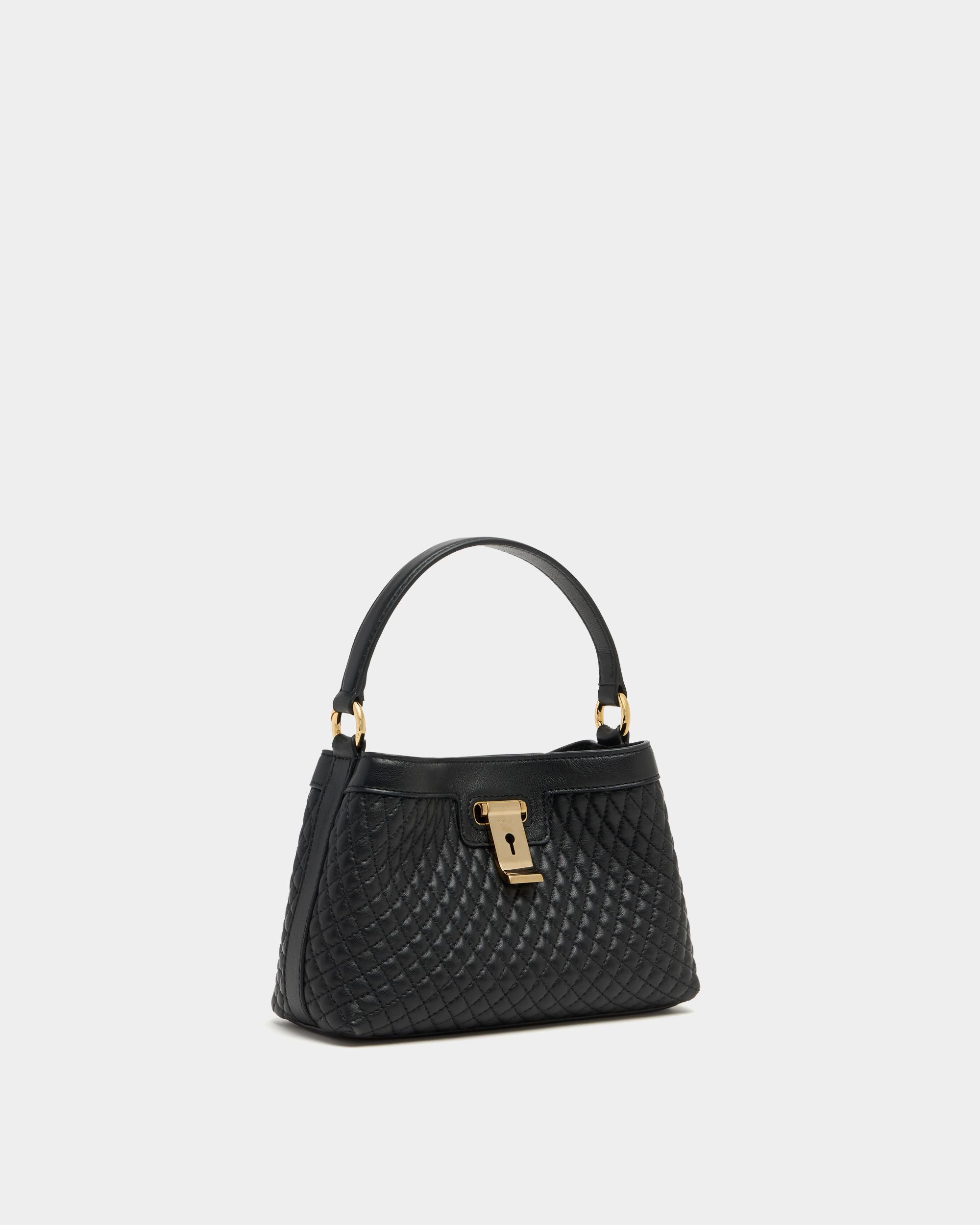 Bally Global - Lock Me Minibag In Black Quilted Leather - Black