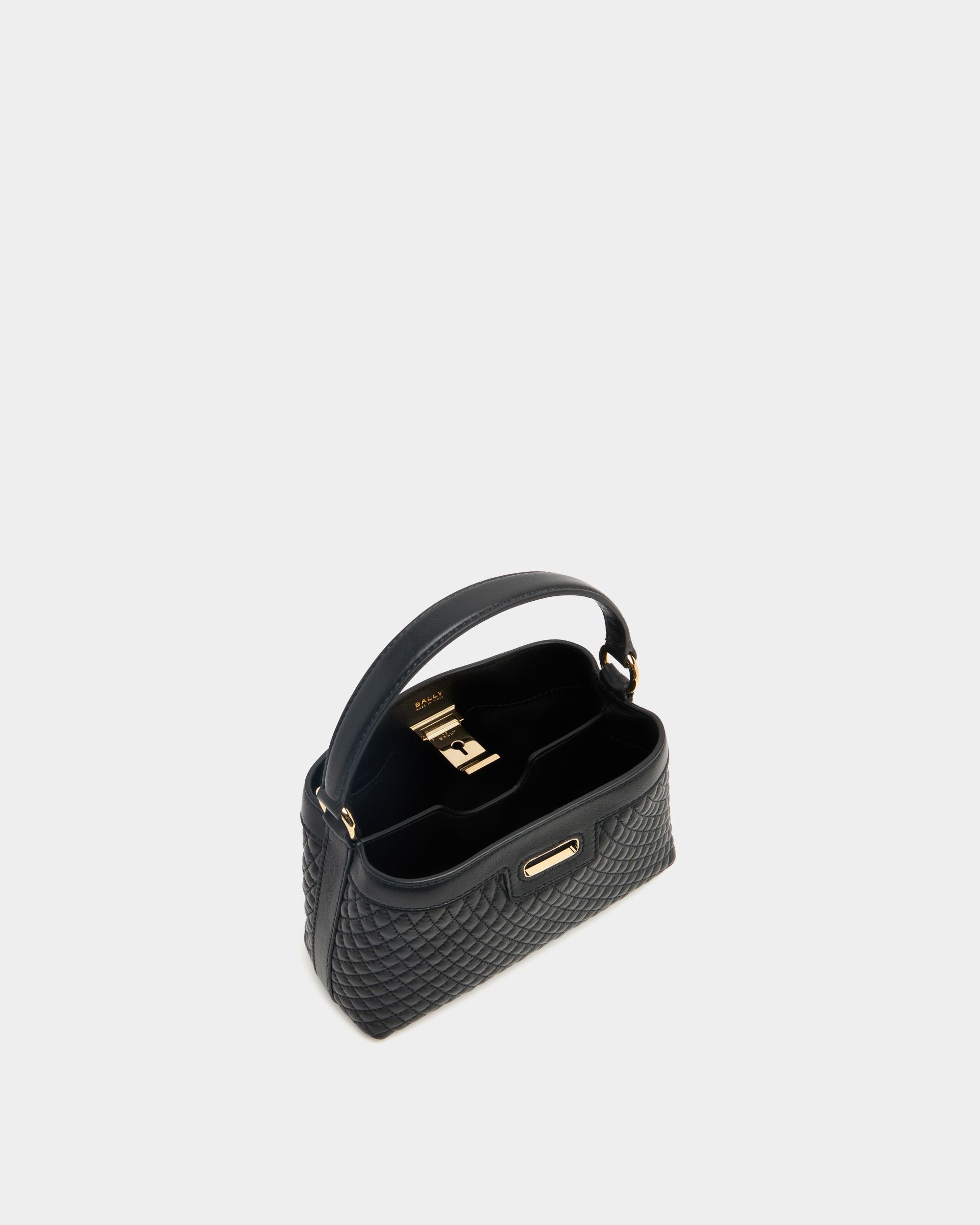 Bally Global - Lock Me Minibag In Black Quilted Leather - Black