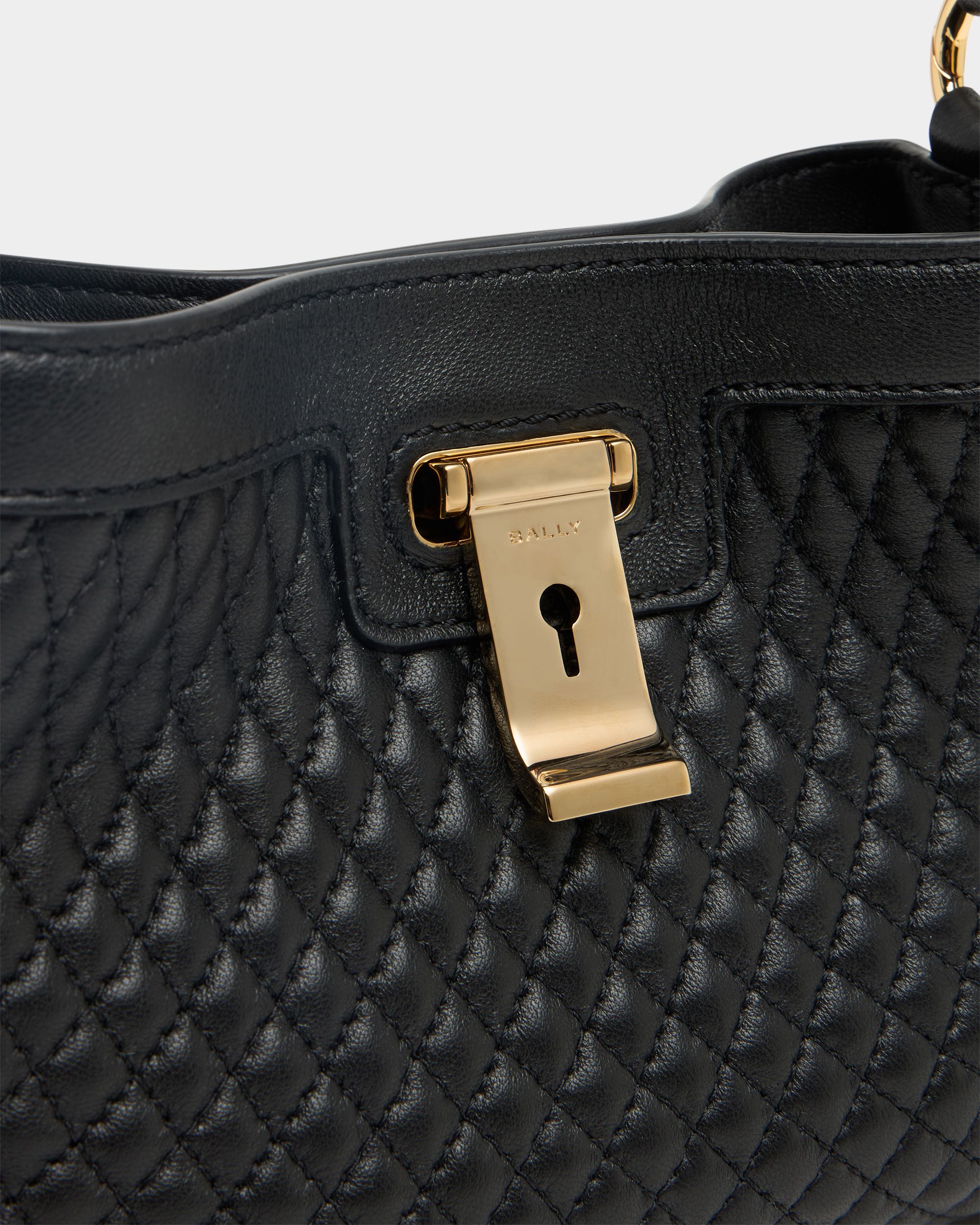 Bally Global - Lock Me Minibag In Black Quilted Leather - Black