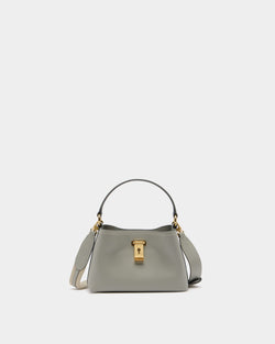 Lock Me Minibag in Glacier Grey Leather
