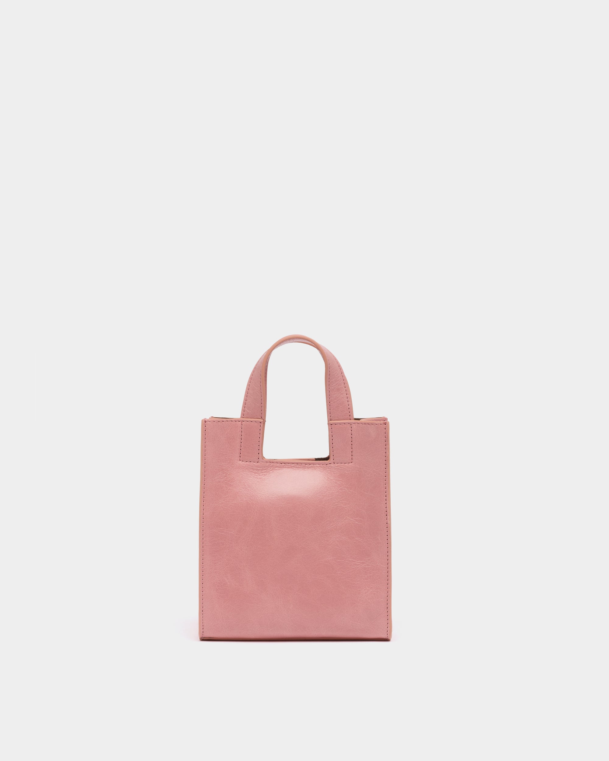 Bally Global - Petit sac cabas Easy Bally en cuir Light Pink - Rose