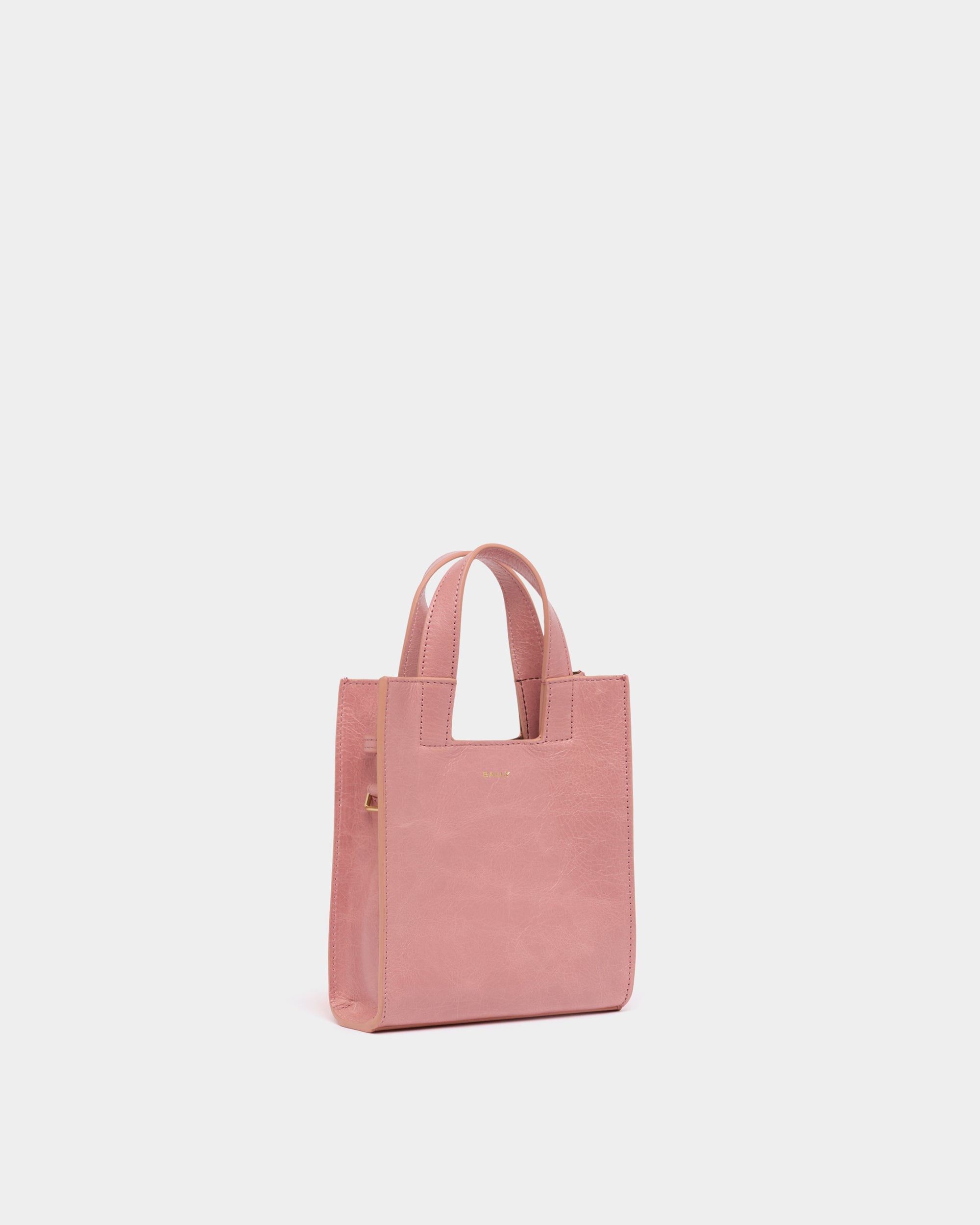 Bally Global - Petit sac cabas Easy Bally en cuir Light Pink - Rose