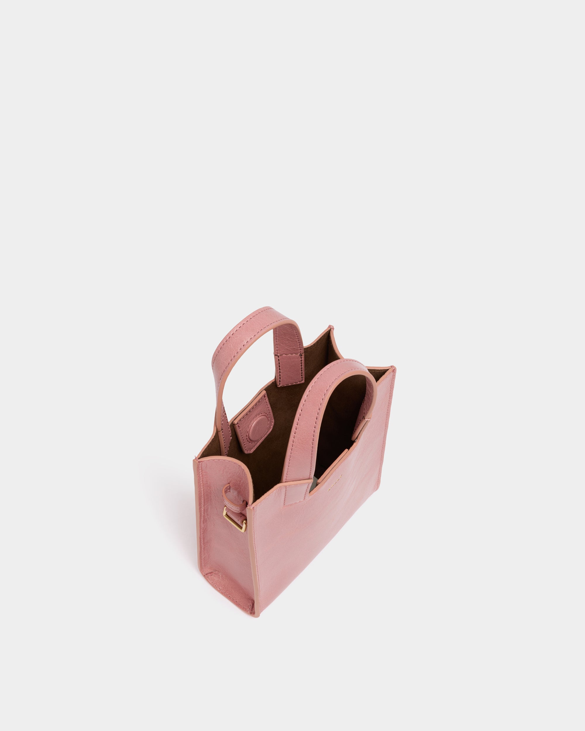 Bally Global - Petit sac cabas Easy Bally en cuir Light Pink - Rose
