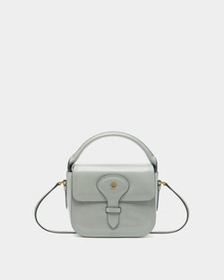 Beckett Minibag In Light Grey Brushed Leather