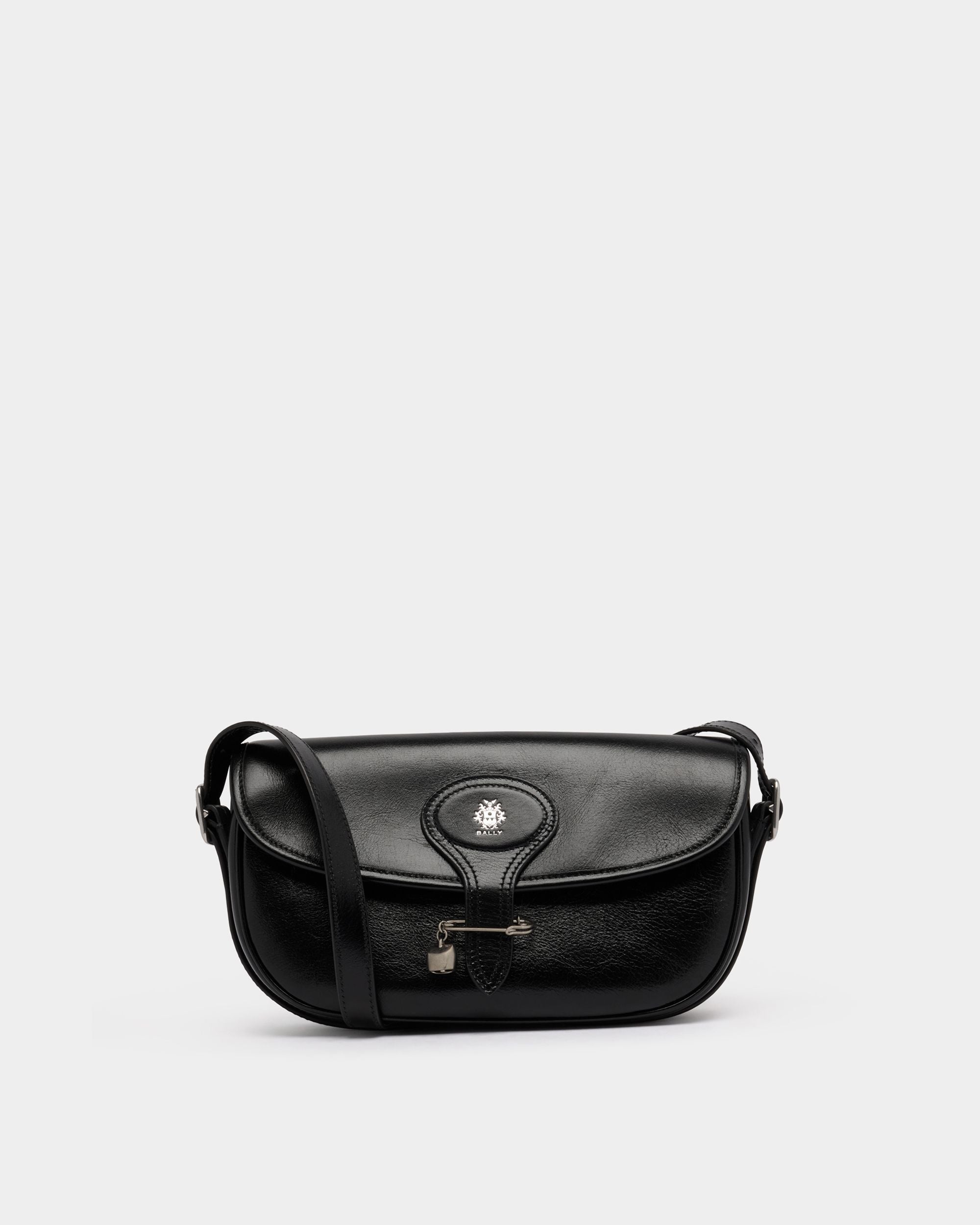 Bally Global - Bandolera Beckett De Piel Negra - Negro
