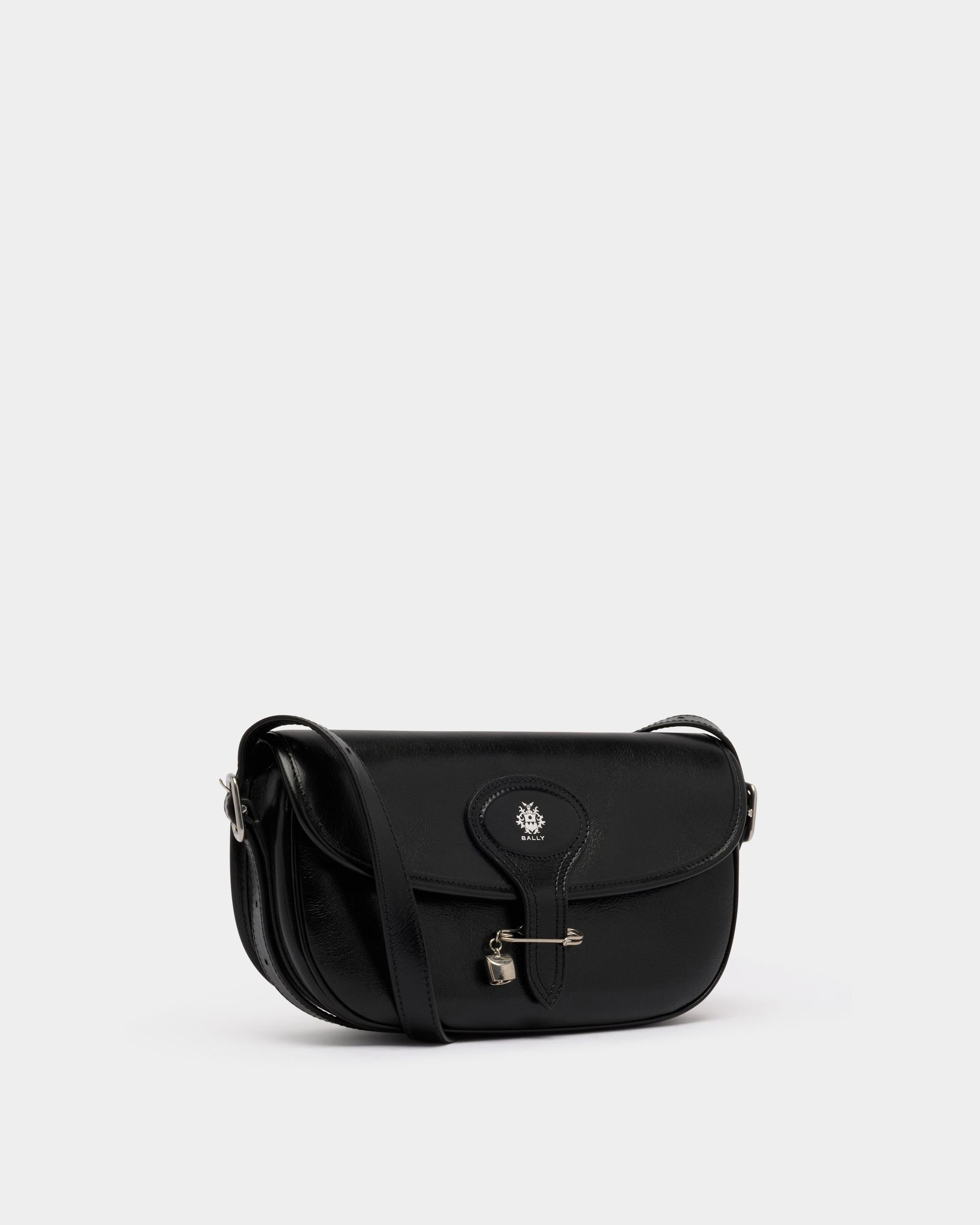Bally Global - Bandolera Beckett De Piel Negra - Negro