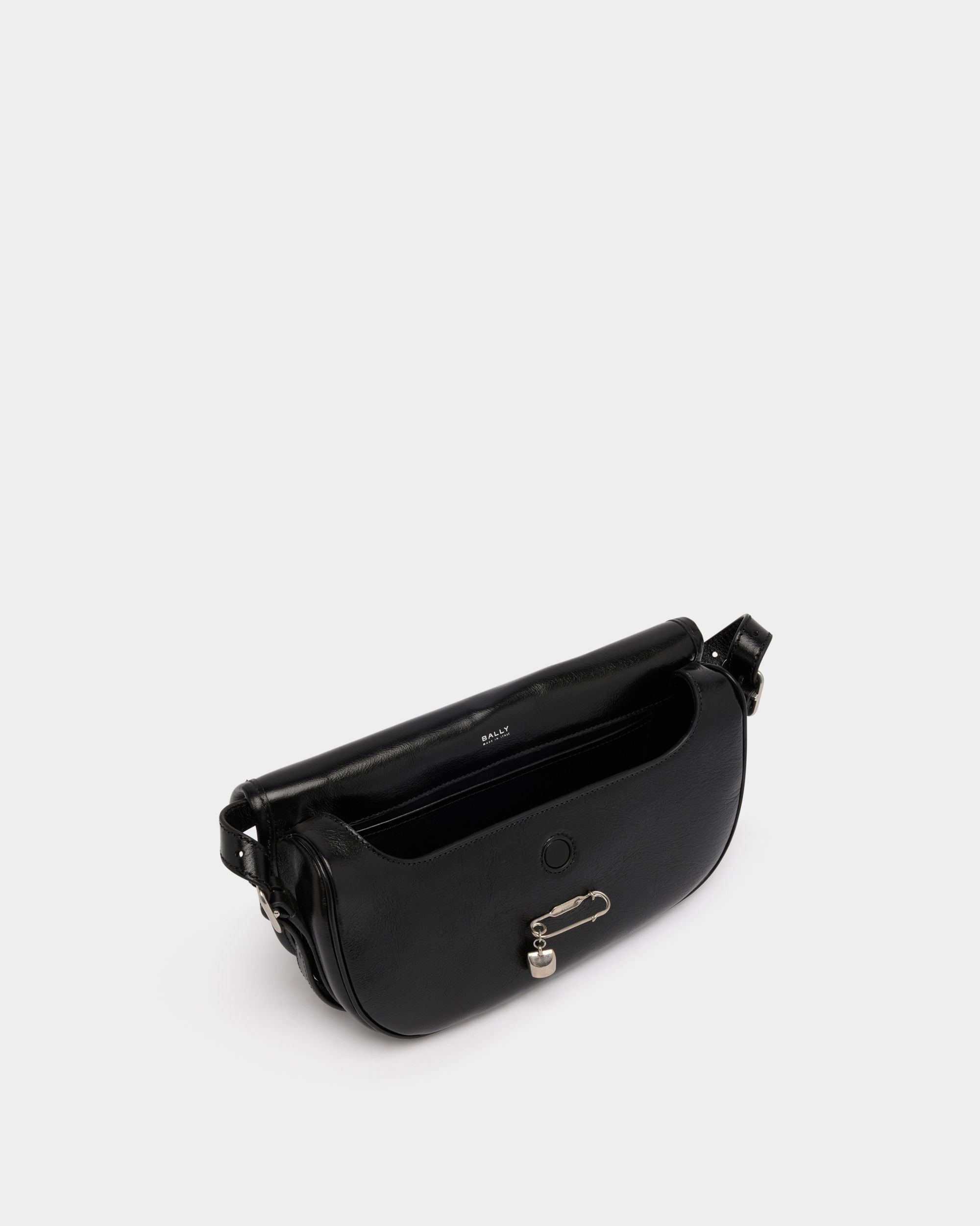 Bally Global - Bandolera Beckett De Piel Negra - Negro