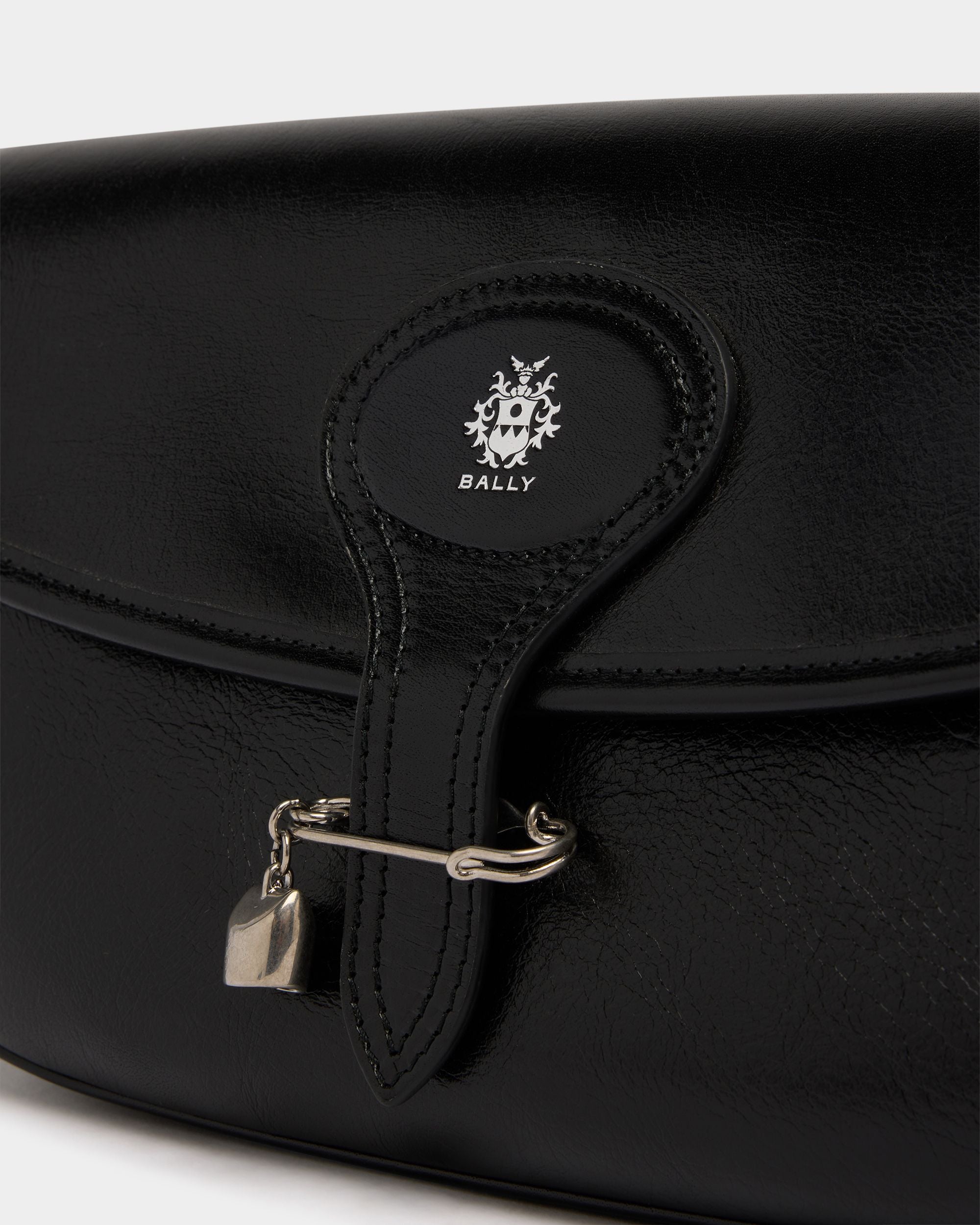 Bally Global - Bandolera Beckett De Piel Negra - Negro