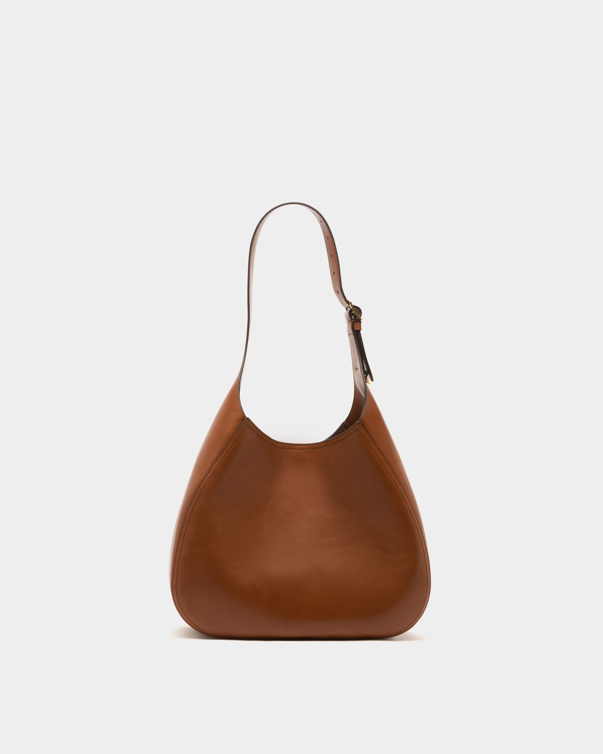 Bally Global - Althea Hobo Bag in Amber Brown Leather - Brown