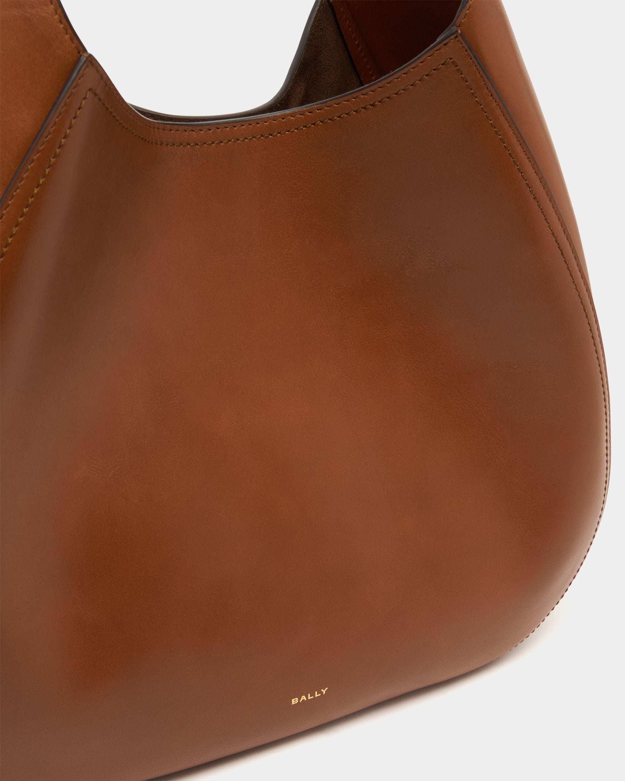 Bally Global - Althea Hobo Bag in Amber Brown Leather - Brown