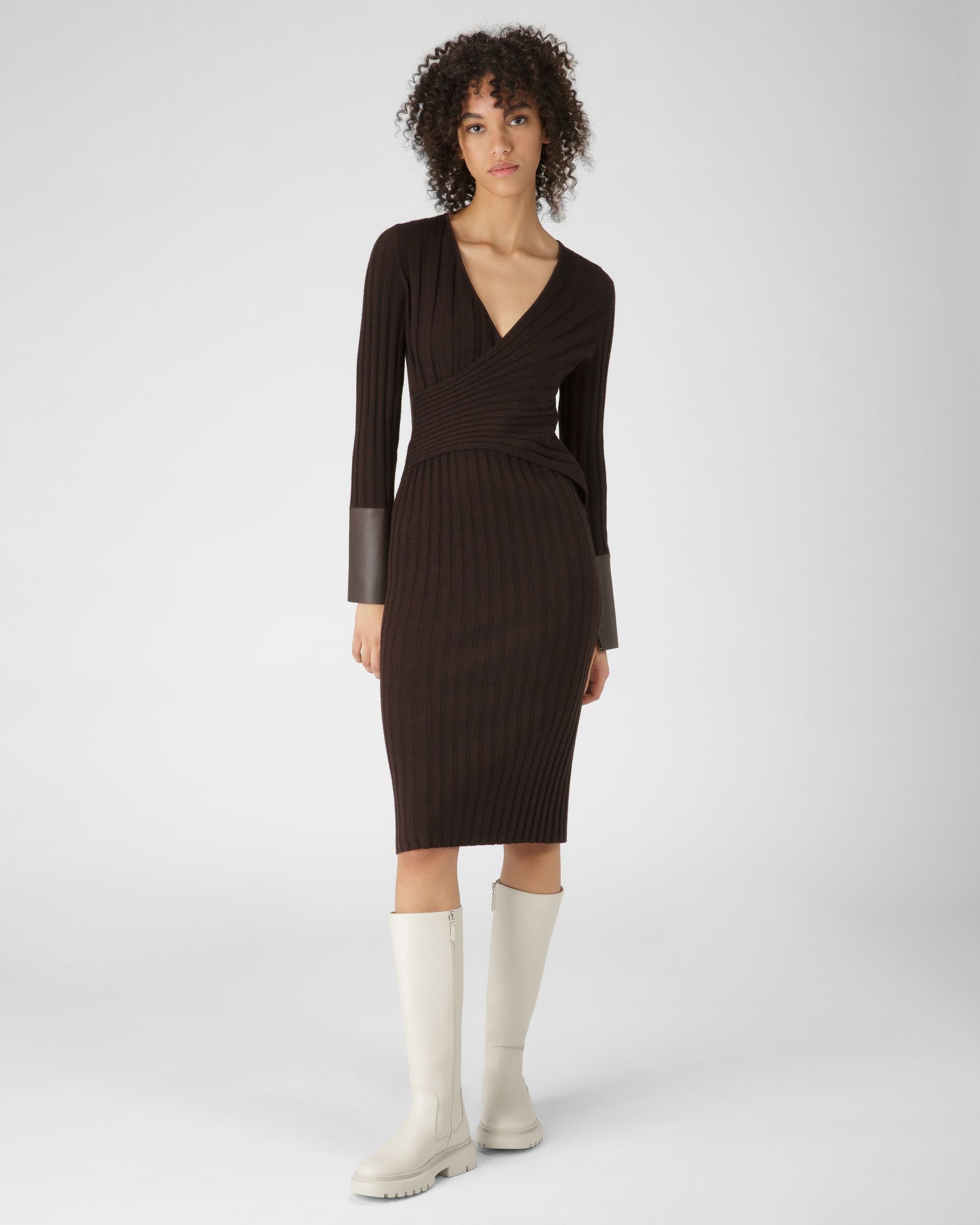 Bally Global - Gaila Stiefel Aus Altweissem Leder - Beige