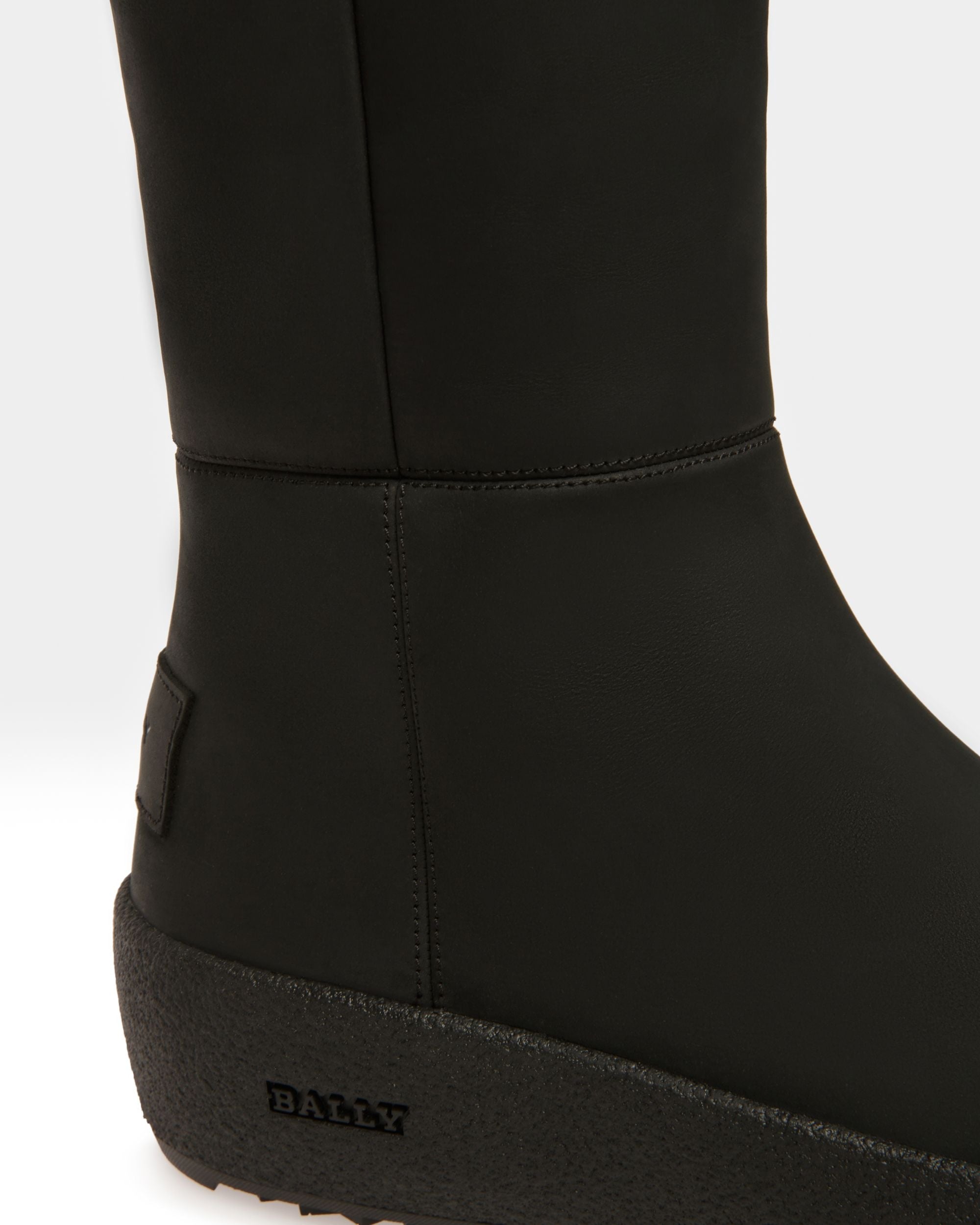 Bally Global - Jackson Leather Long Boots In Black - Black