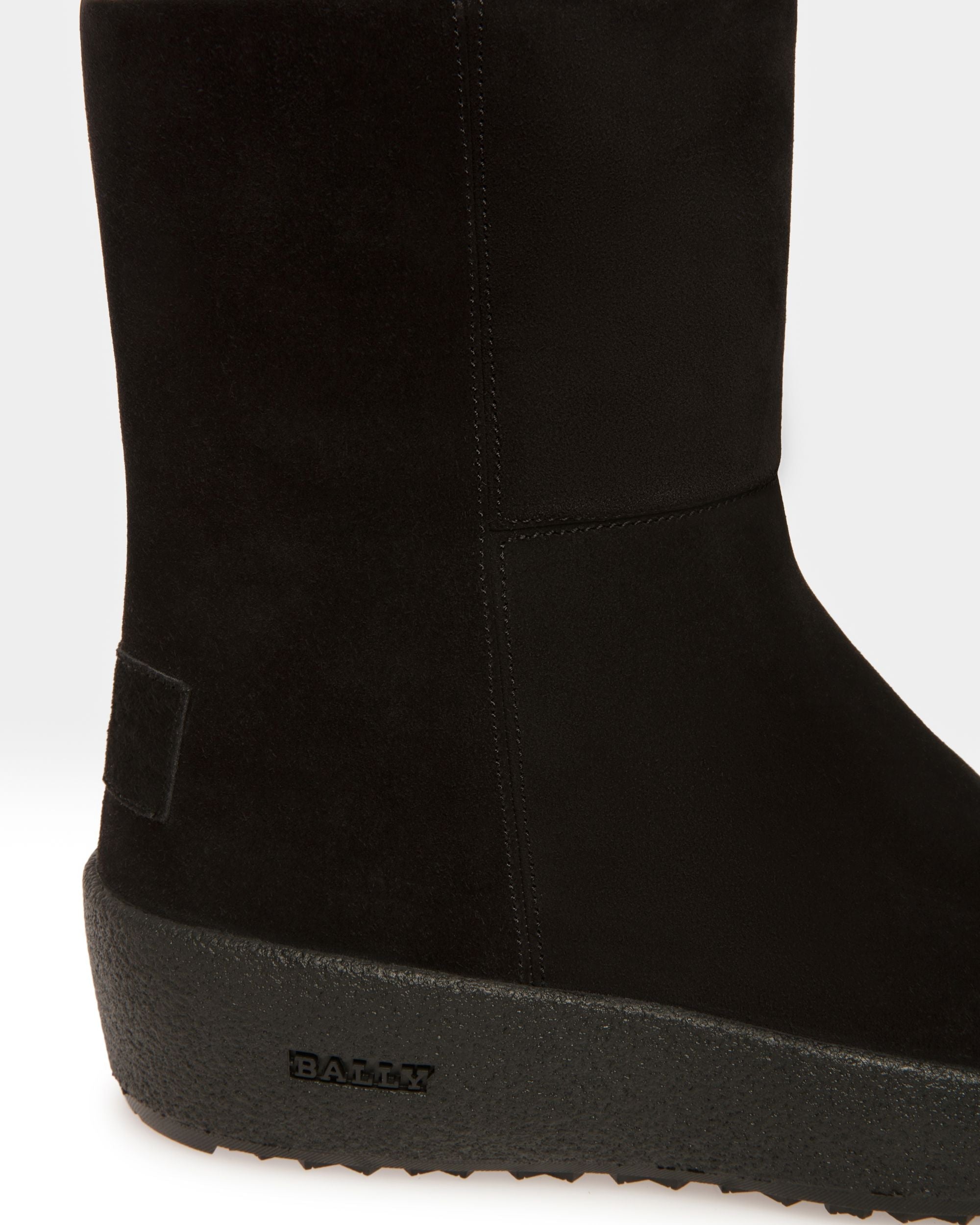Bally Global - Gstaad Leather Booties In Black - Black