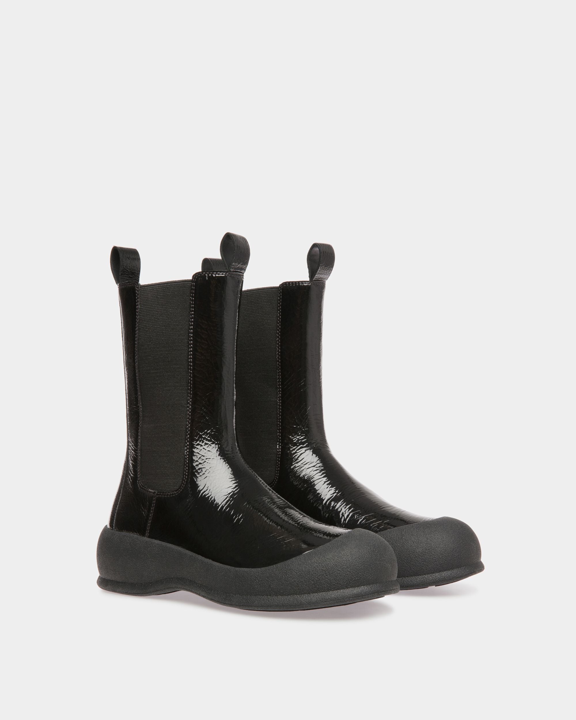 Bally Global - Botines Frei De Piel Negra - Negro