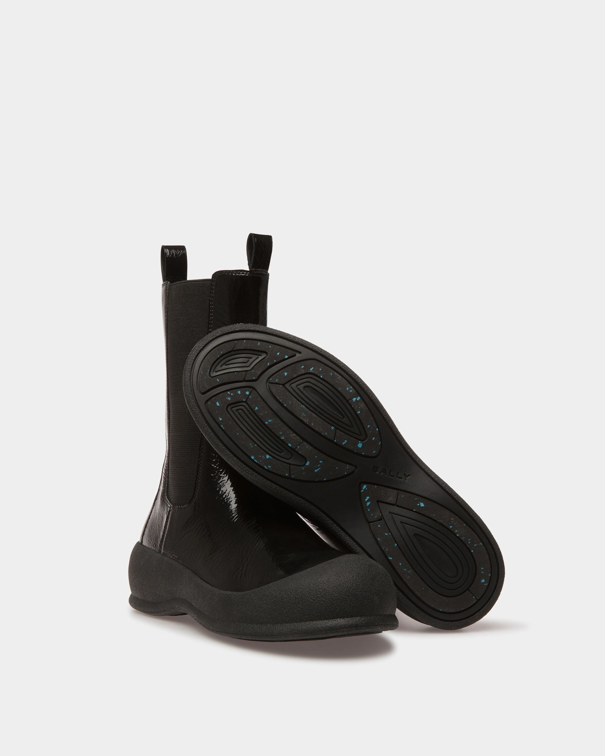 Bally Global - Botines Frei De Piel Negra - Negro