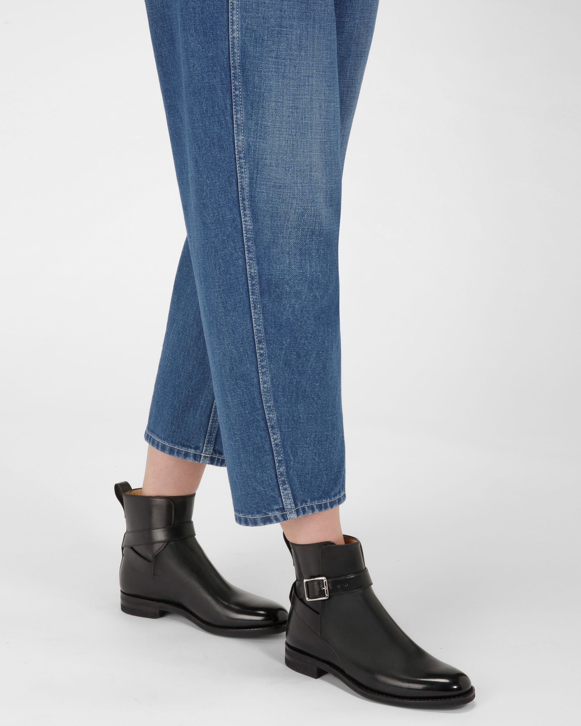 Bally Global - Filly Leather Booties In Black - Black