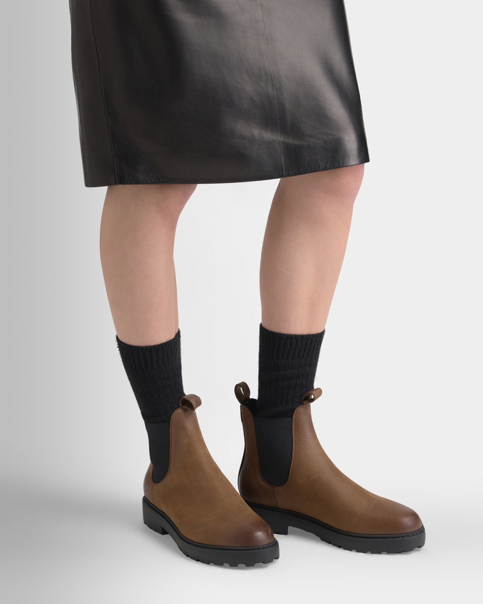 Bally Global - Gusto Boot in Brown Nubuck - Brown