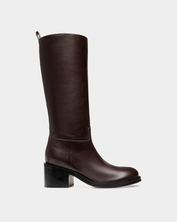 Peggy Boot In Brown Leather