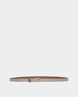 Reversible And Adjustable Belt in Brown Leather