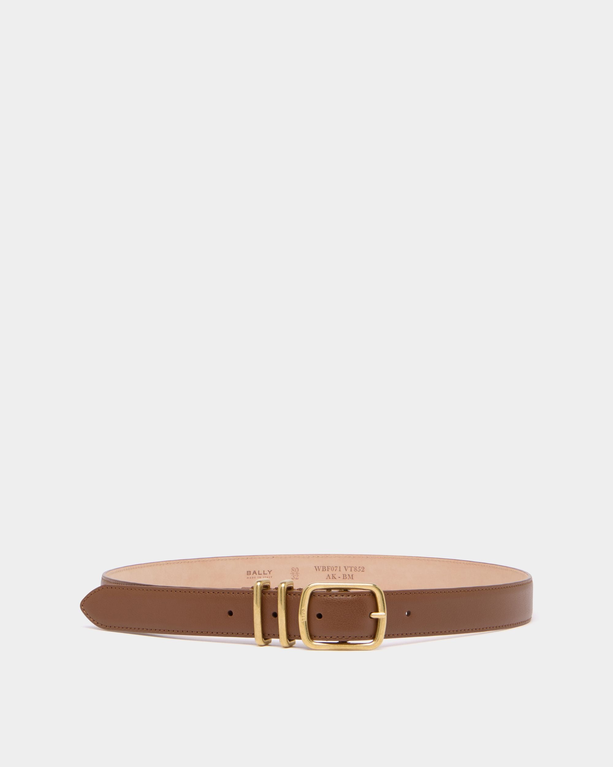 Bally Global - 25 mm breiter Orson Gürtel aus braunem Leder - Brown