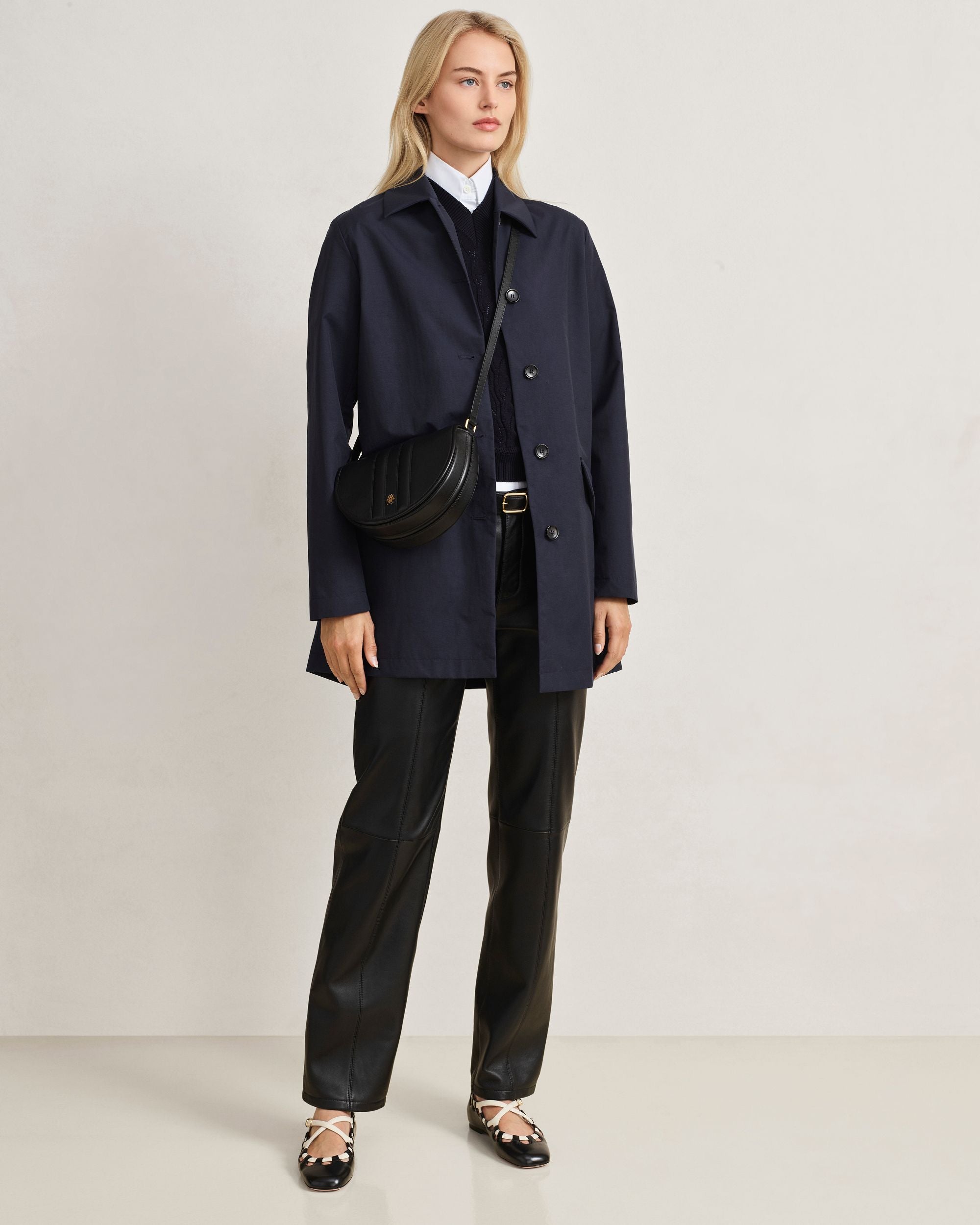 Bally Global - Orson 25 mm Gürtel aus schwarzem Leder - Black