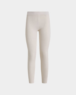 Curling Collection Pants in White Cashmere