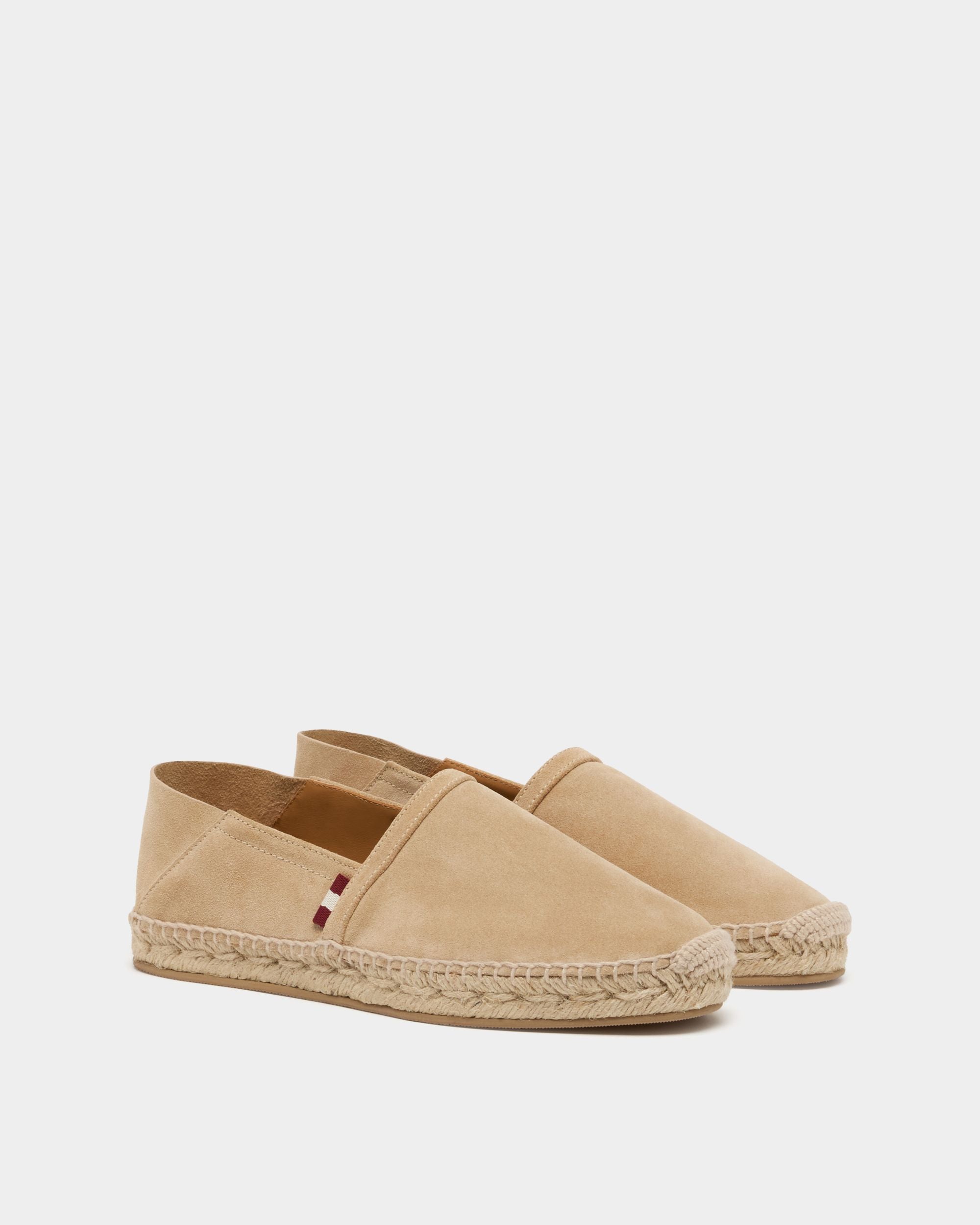 Bally Global - Solmar Espadrille in Beige Suede - Beige