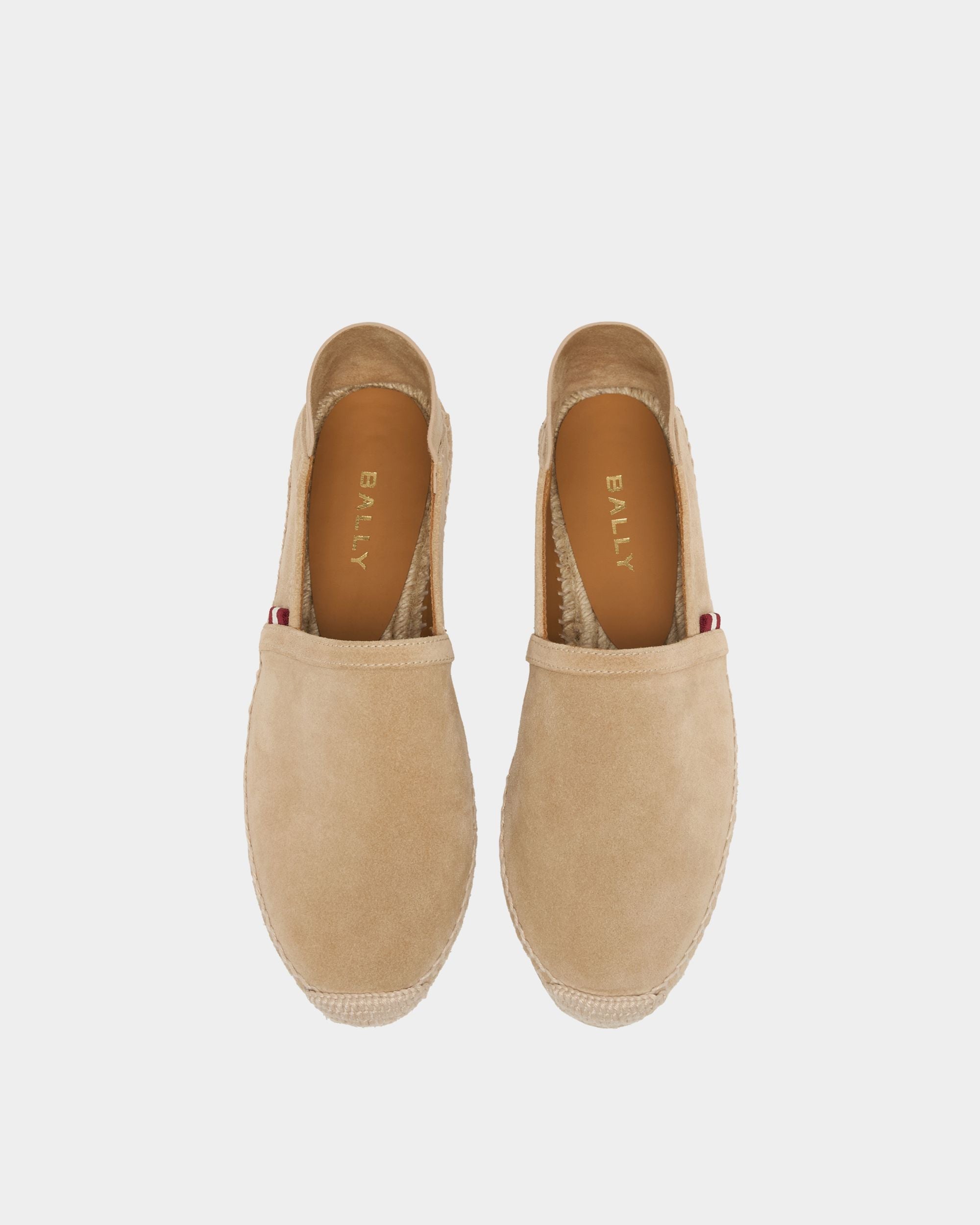 Bally Global - Solmar Espadrille in Beige Suede - Beige