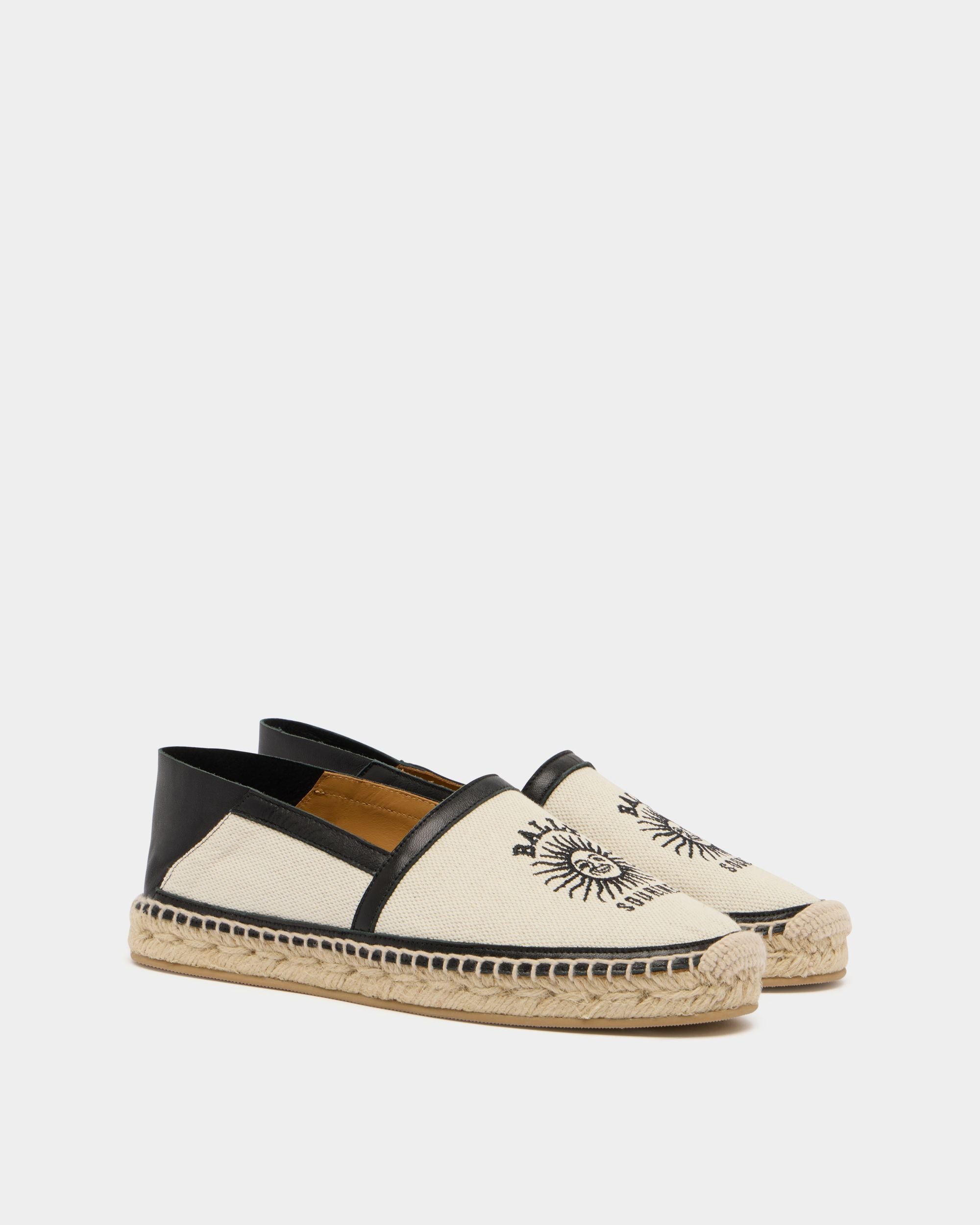 Bally Global - Alpargatas Solmar de tela natural - Blanco