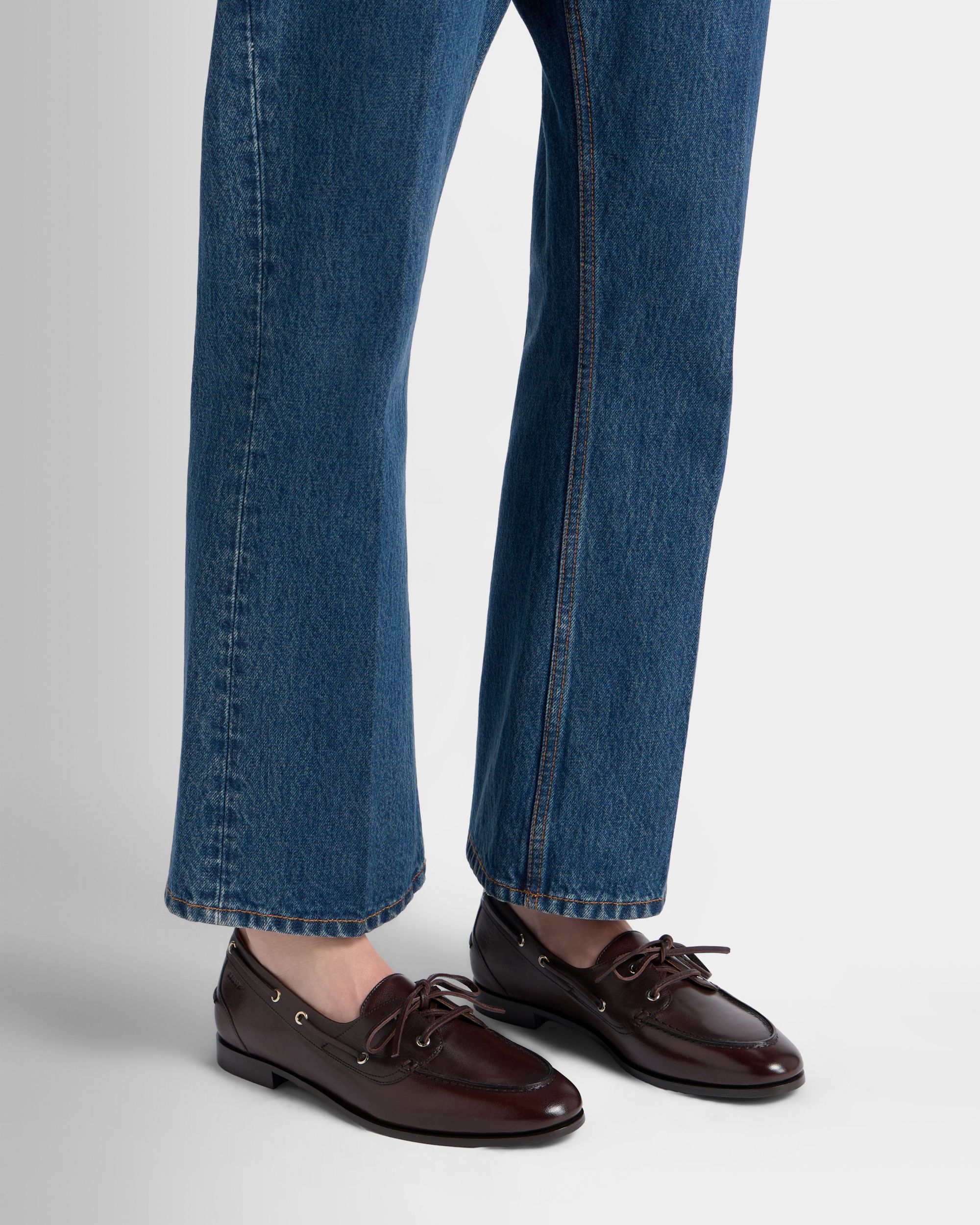 Bally Global - Plume Moccasin in Ebano Leather - Brown