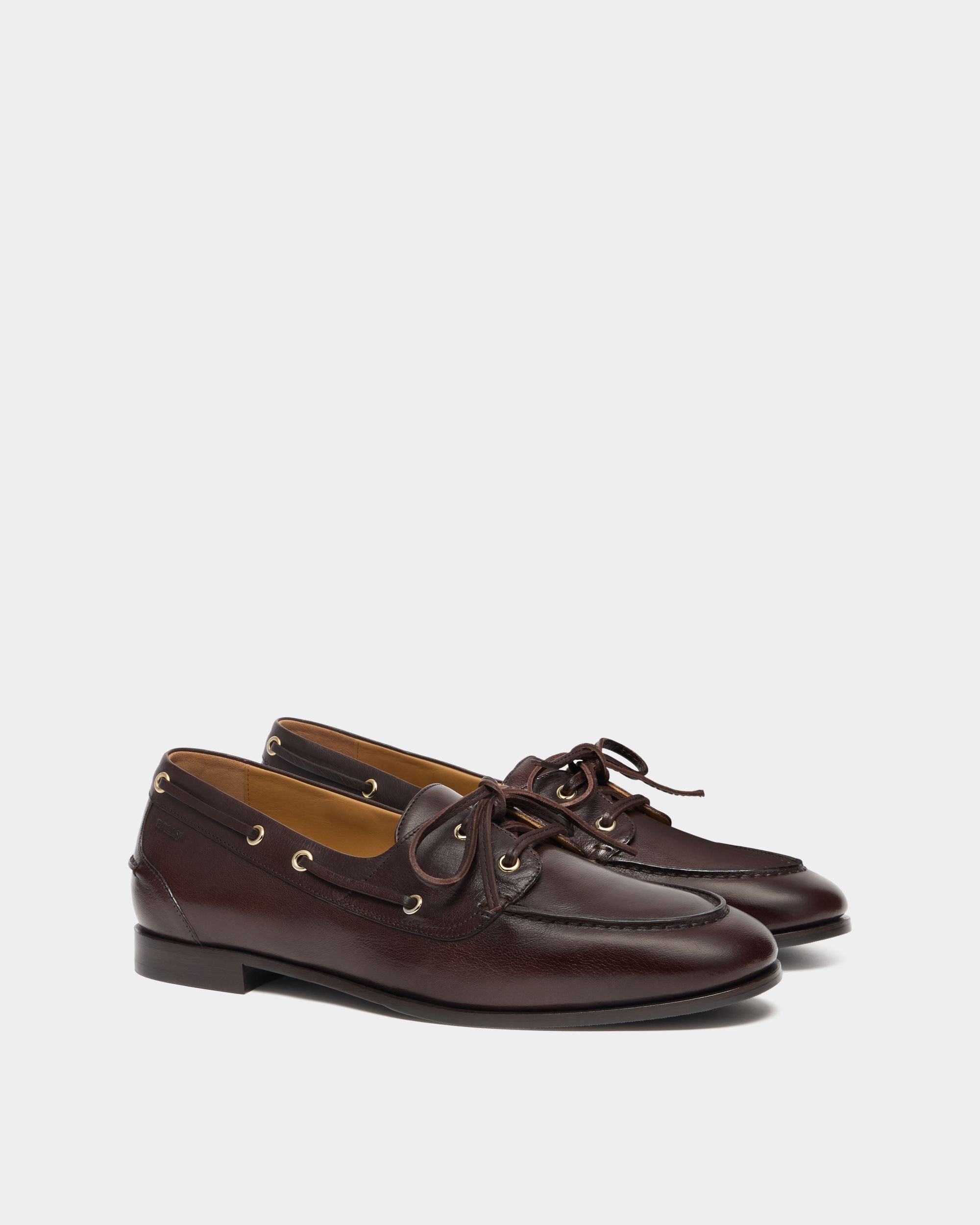Bally Global - Plume Moccasin in Ebano Leather - Brown