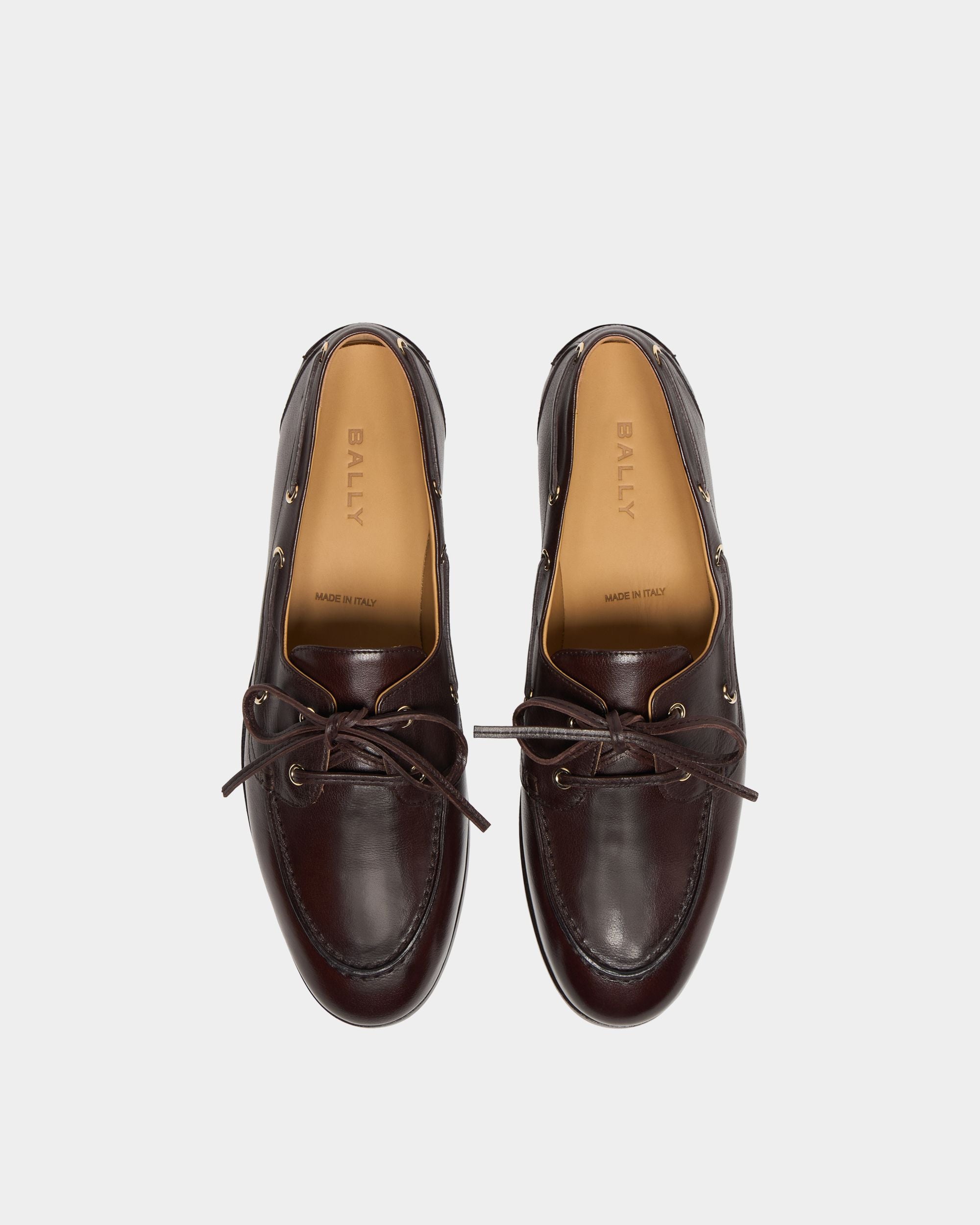 Bally Global - Plume Moccasin in Ebano Leather - Brown