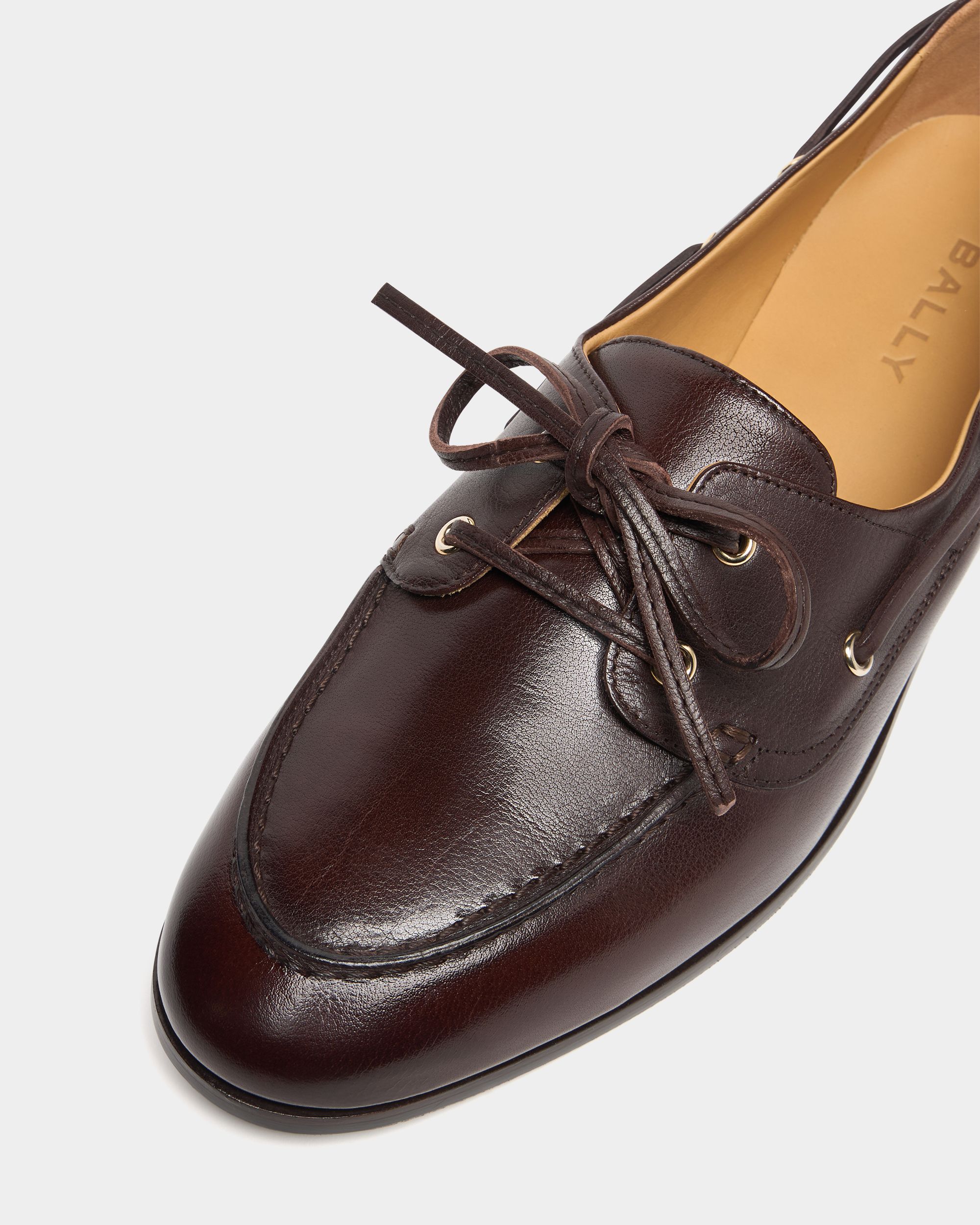 Bally Global - Plume Moccasin in Ebano Leather - Brown