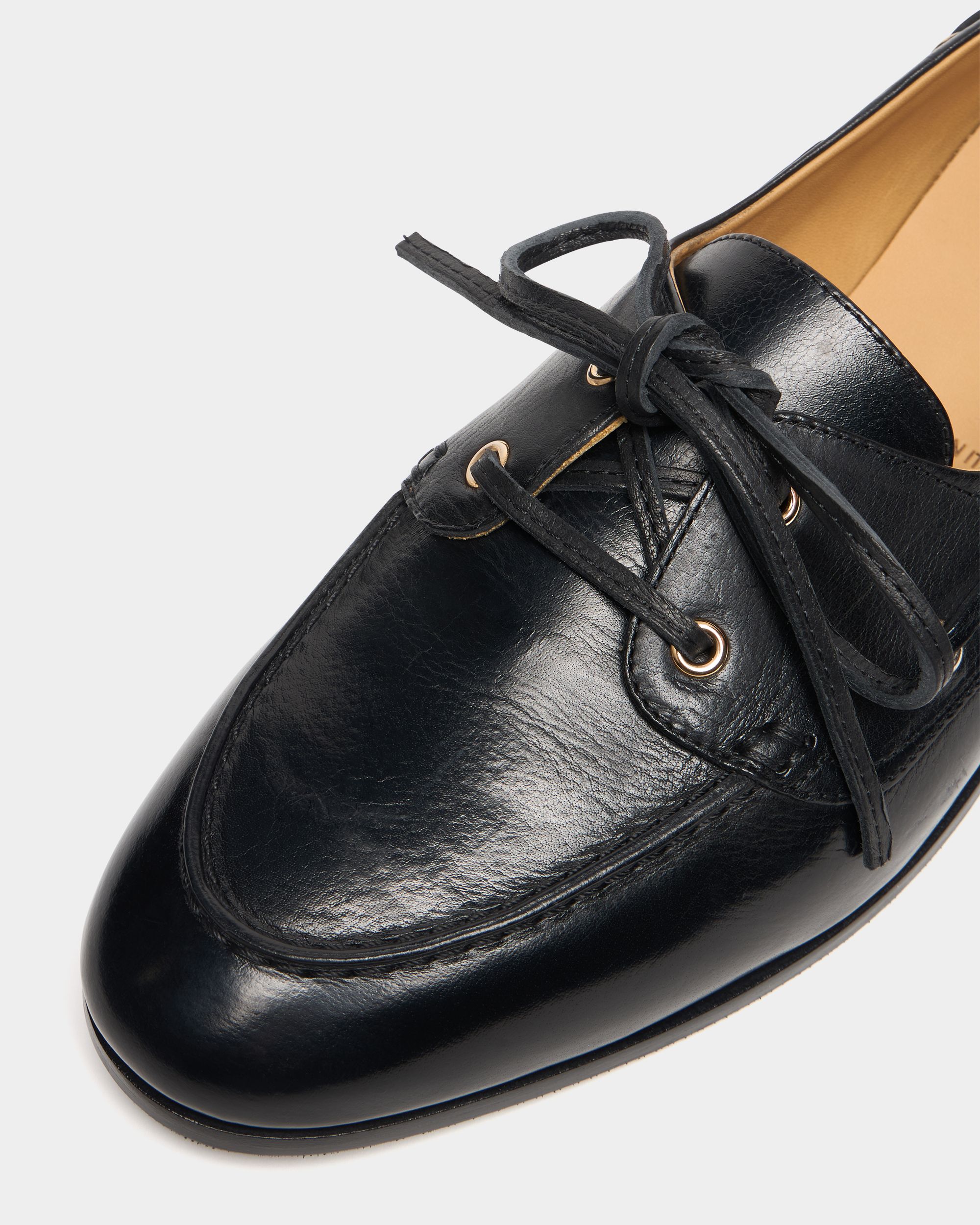 Bally Global - Plume Mokassin aus schwarzem Leder - Black