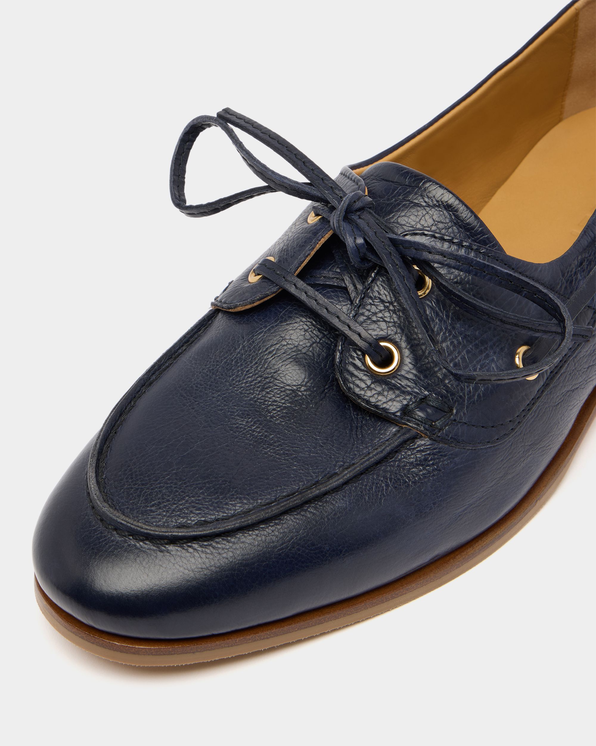 Bally Global - Plume Mokassin aus Leder in Marineblau - Blue