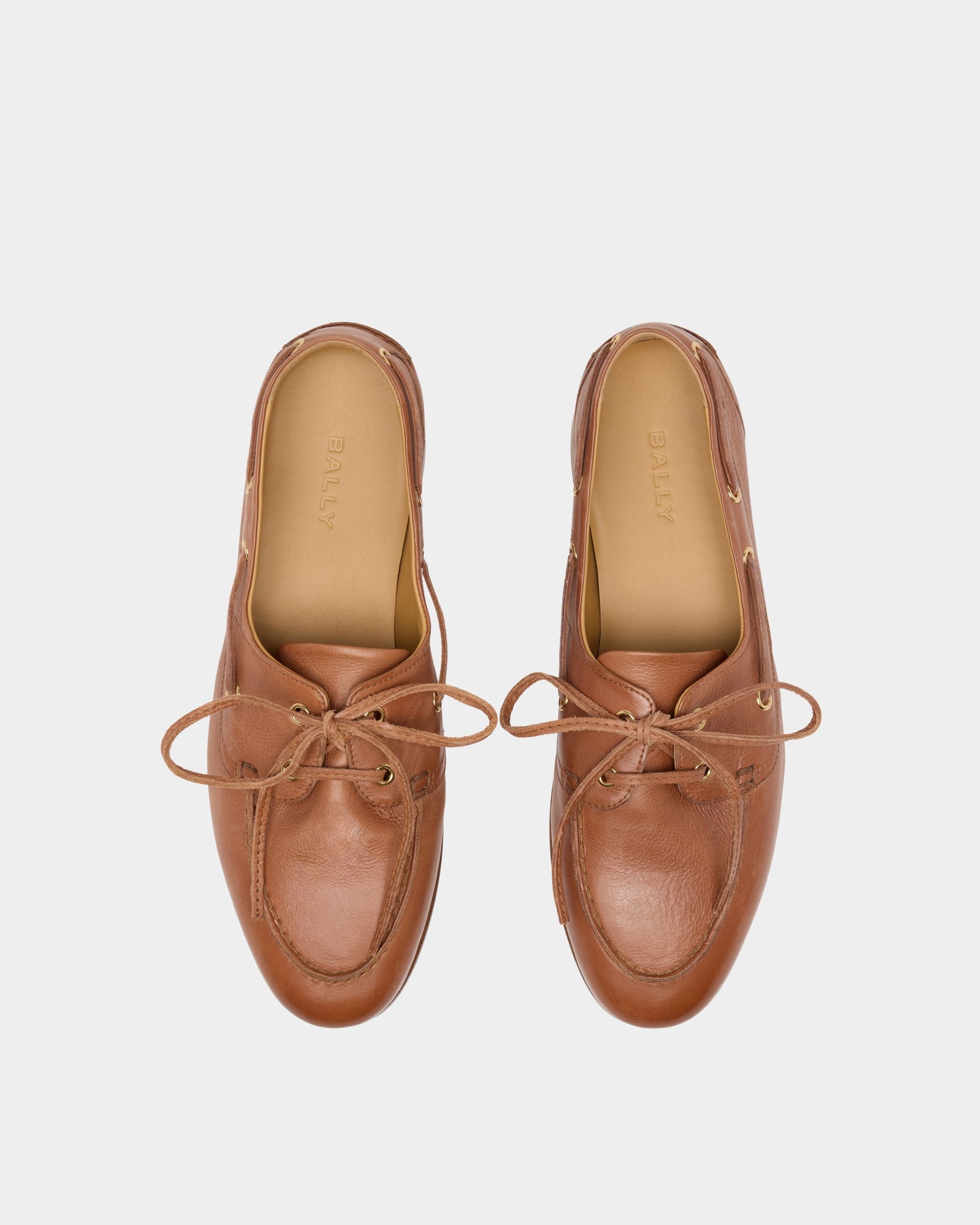 Bally Global - Plume Mokassin aus Leder in Amber Brown - Brown