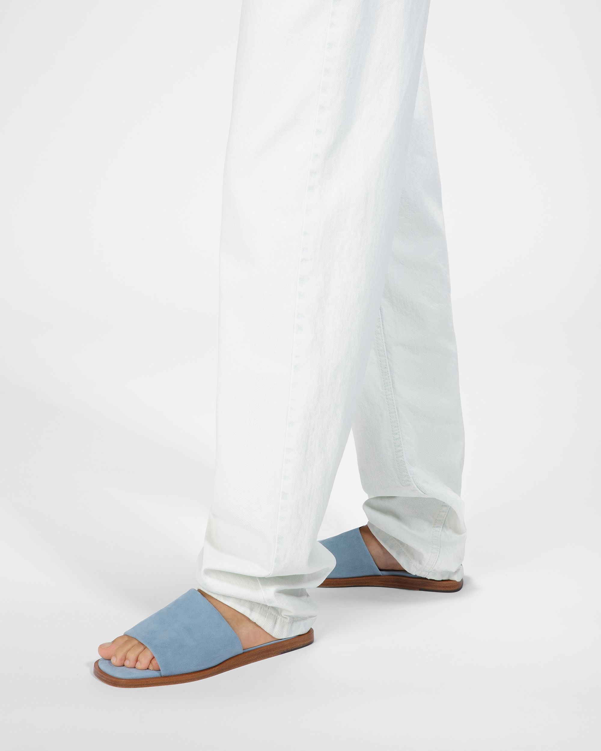 Bally Global - Sabian Leather Sandals In Light Blue - Blue