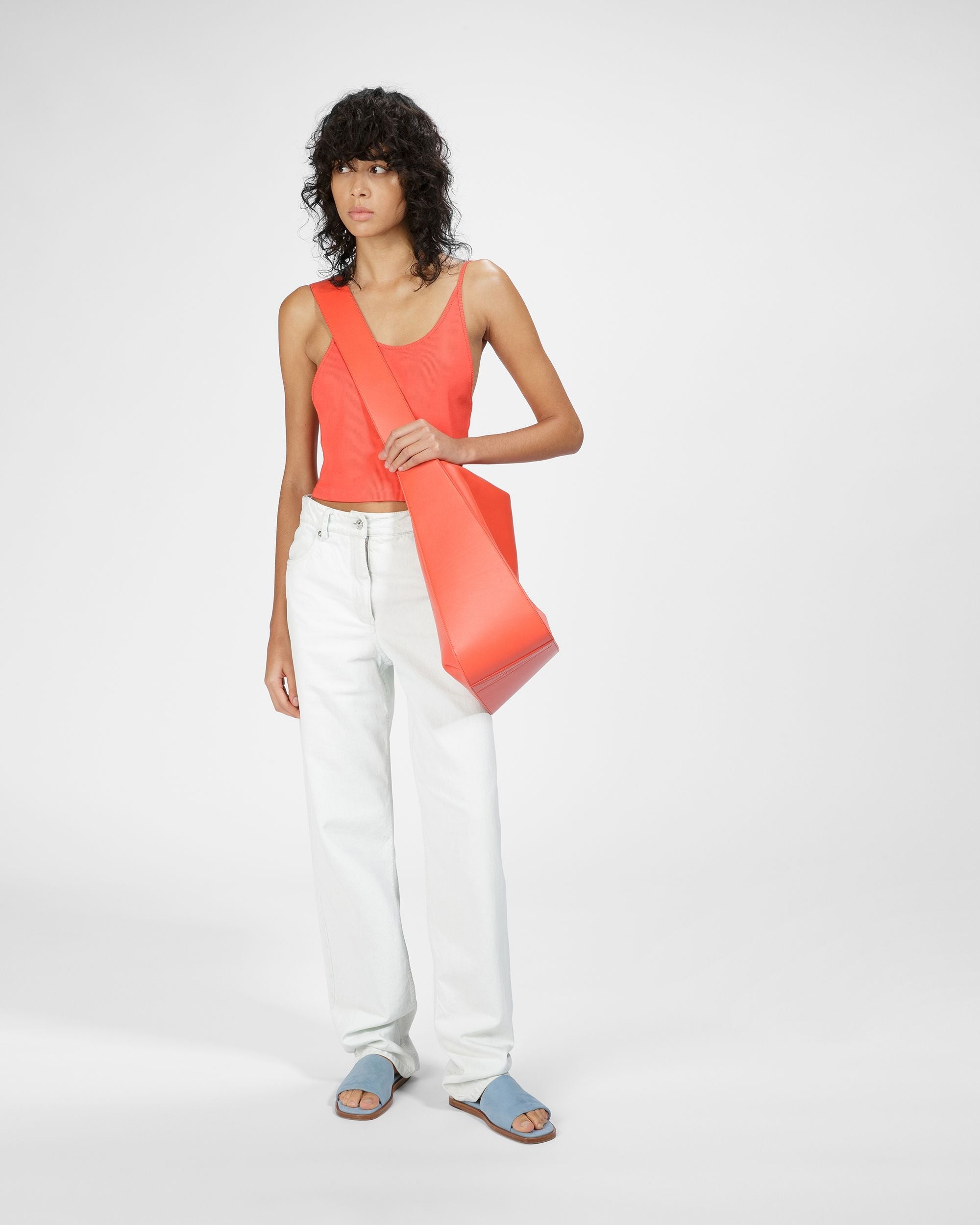 Bally Global - Sabian Leather Sandals In Light Blue - Blue