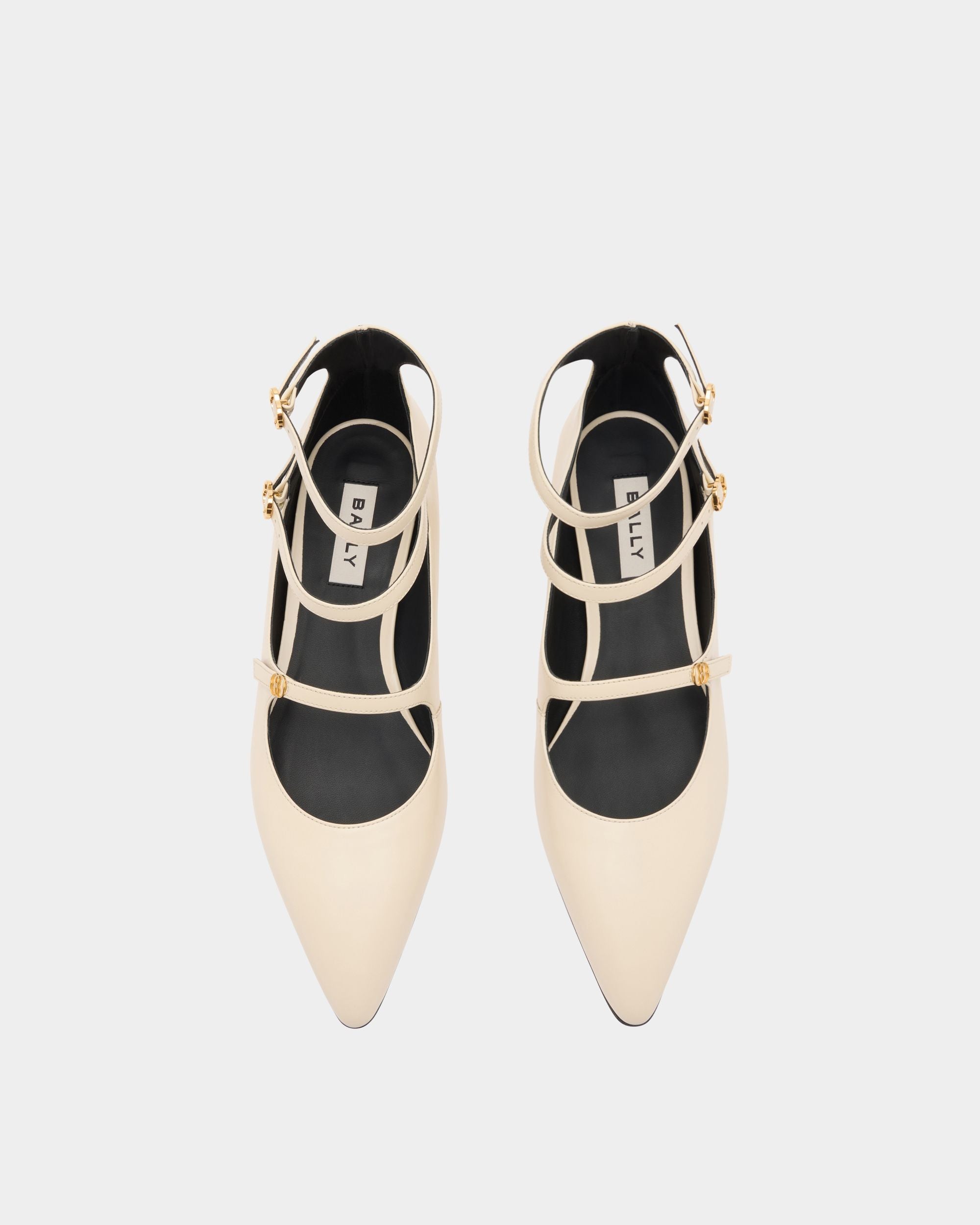 Bally Global - Marilou Flat Pumps In White Leather - White