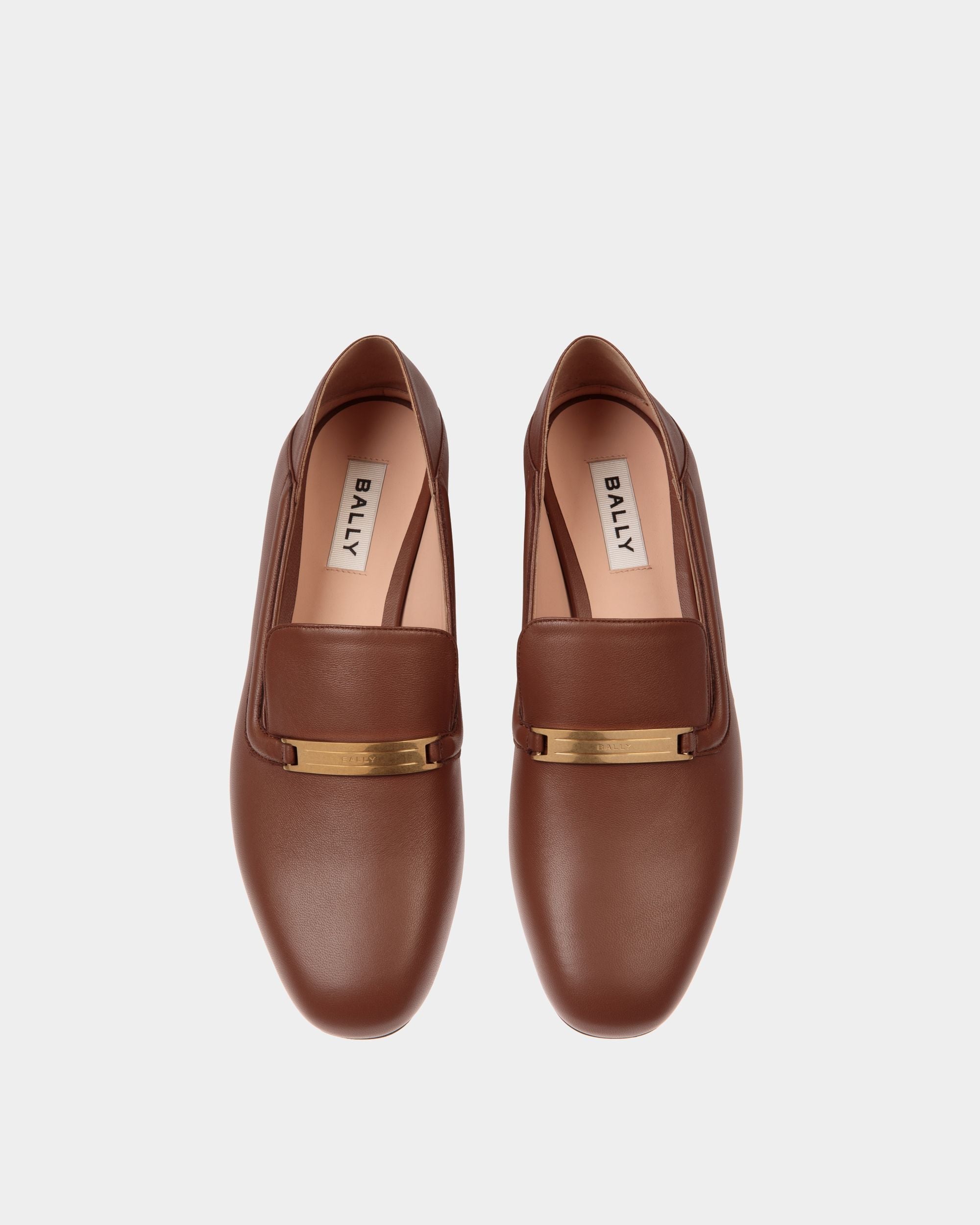 Bally Global - Deco Slipper in Brown Leather - Brown